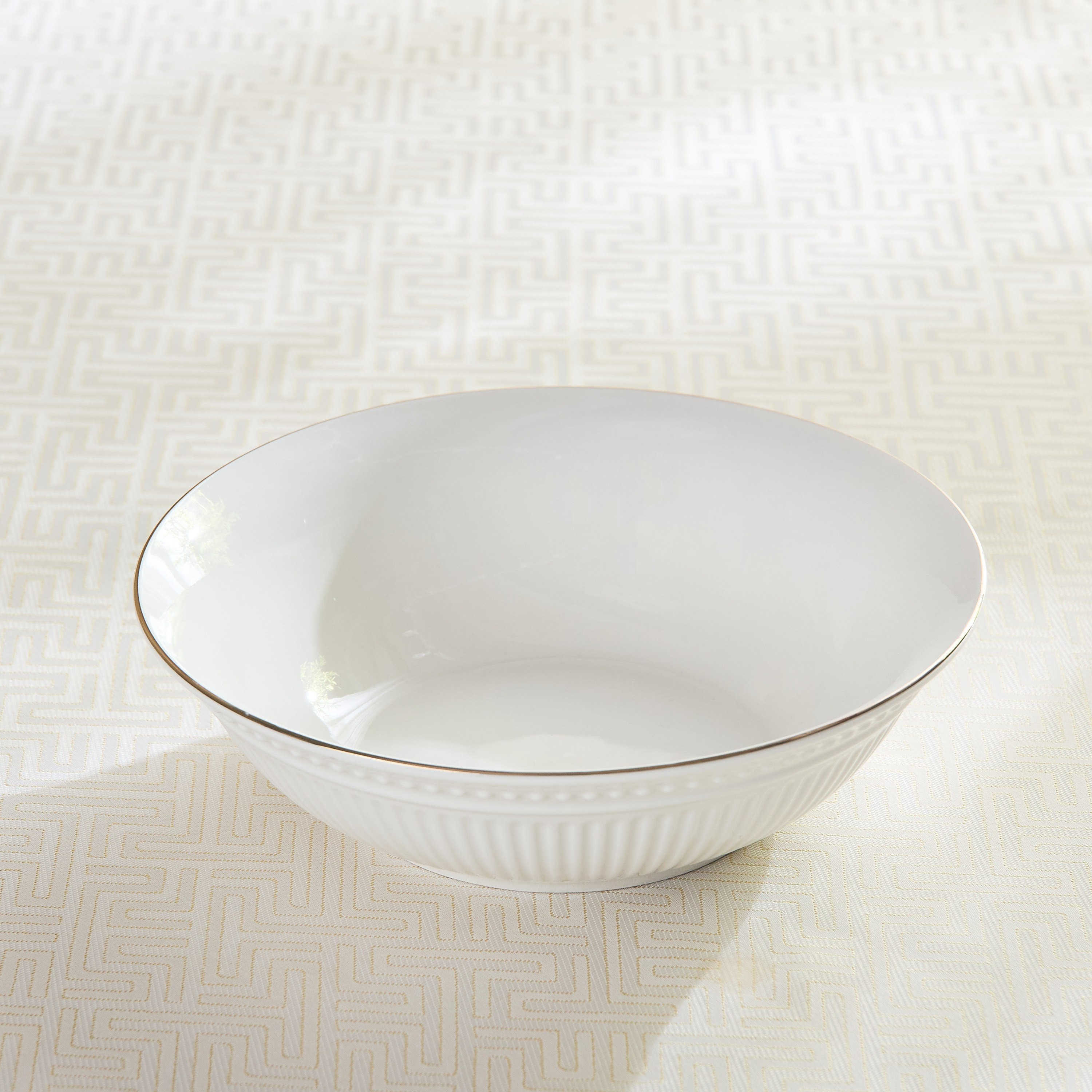 وعاء تقديم بتفاصيل ذهبية منقوشة - 22.5 سم-hbxdecorandfurnishings-tabletop-serveware-image-2