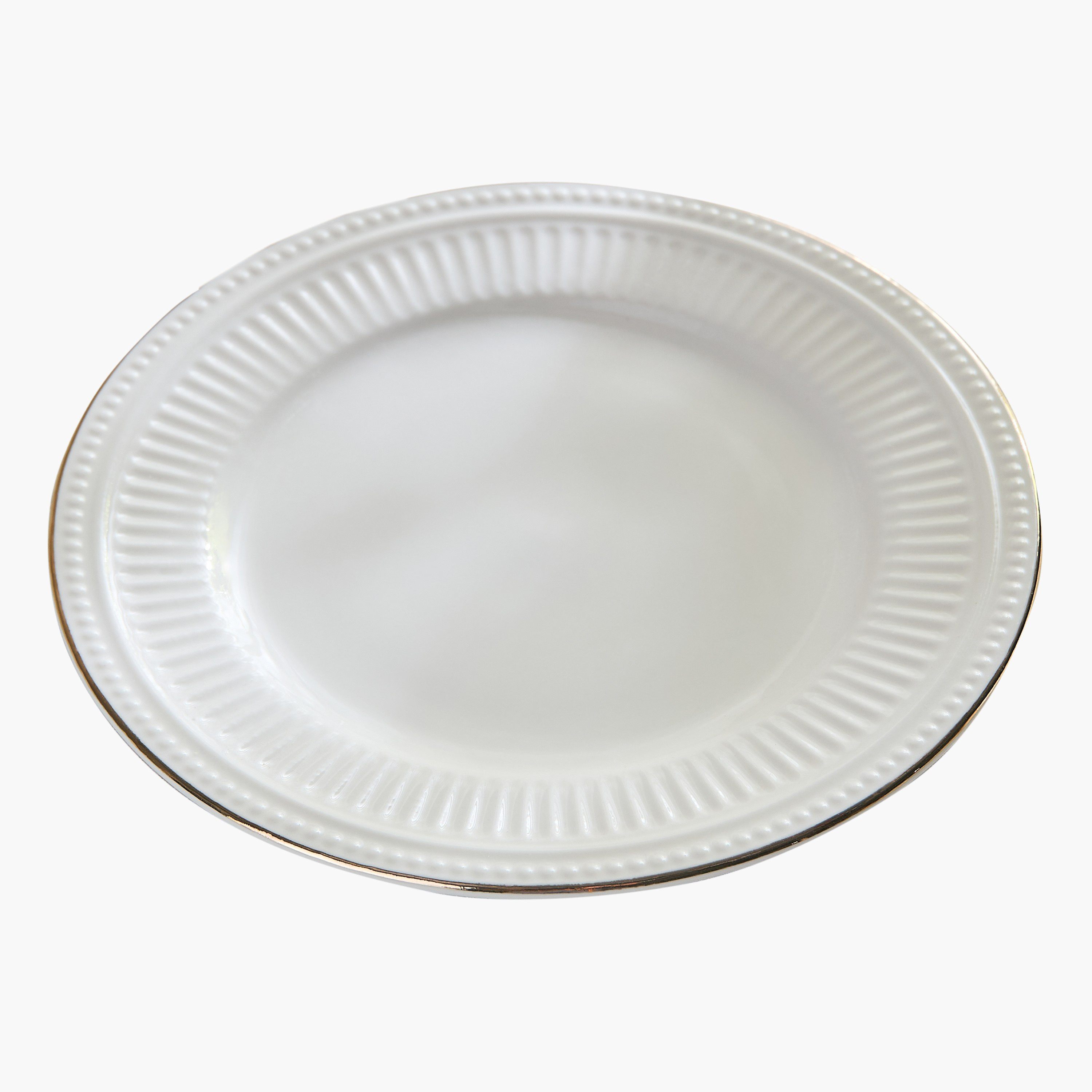 صحن جانبي بتفاصيل ذهبية منقوشة - 20 سم-hbxdecorandfurnishings-tabletop-crockery-image-5