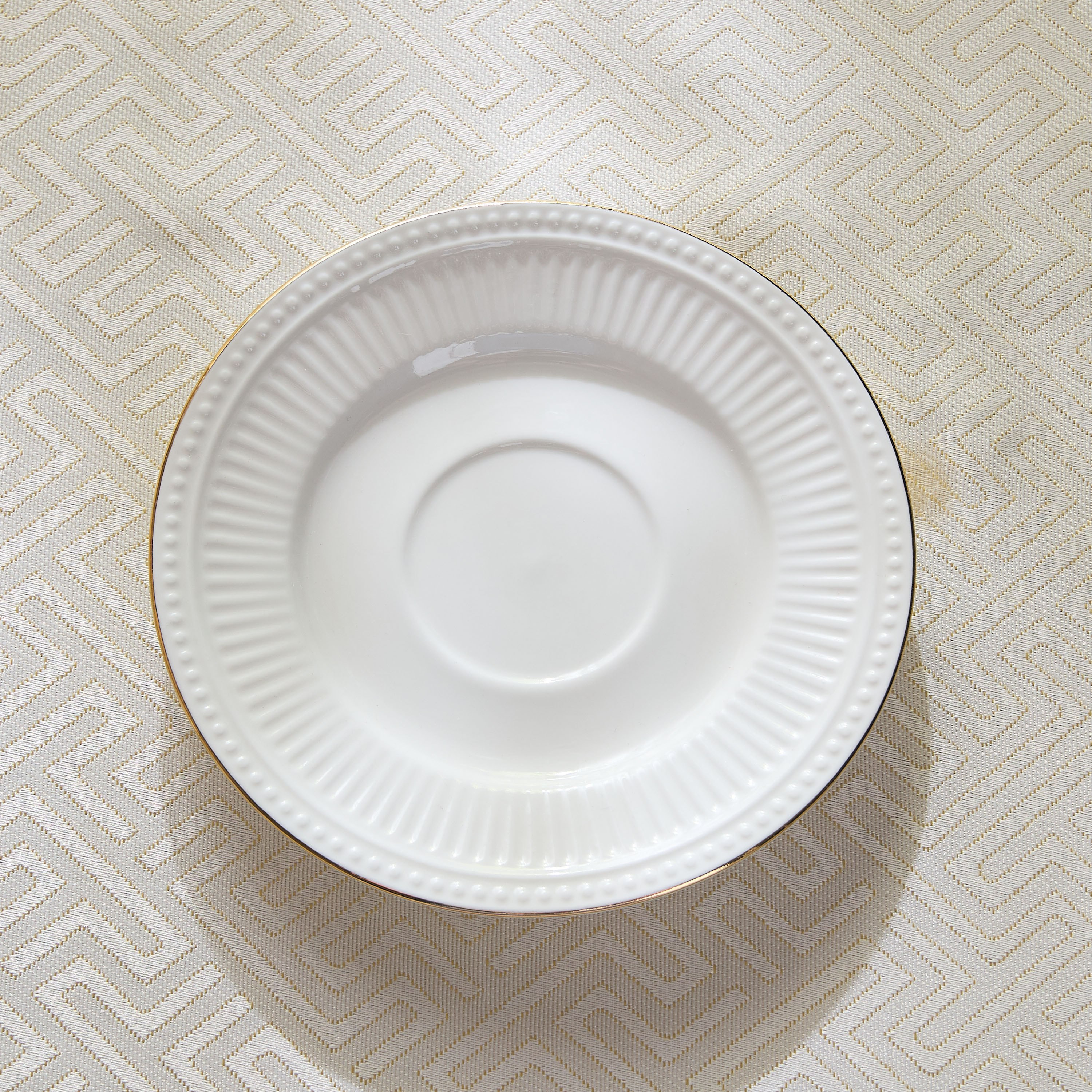 Embossed Gold Line Tea Cup and Saucer - 260ml-hbxhomeware-diningandtabletop-coffeeandteasets-image-2