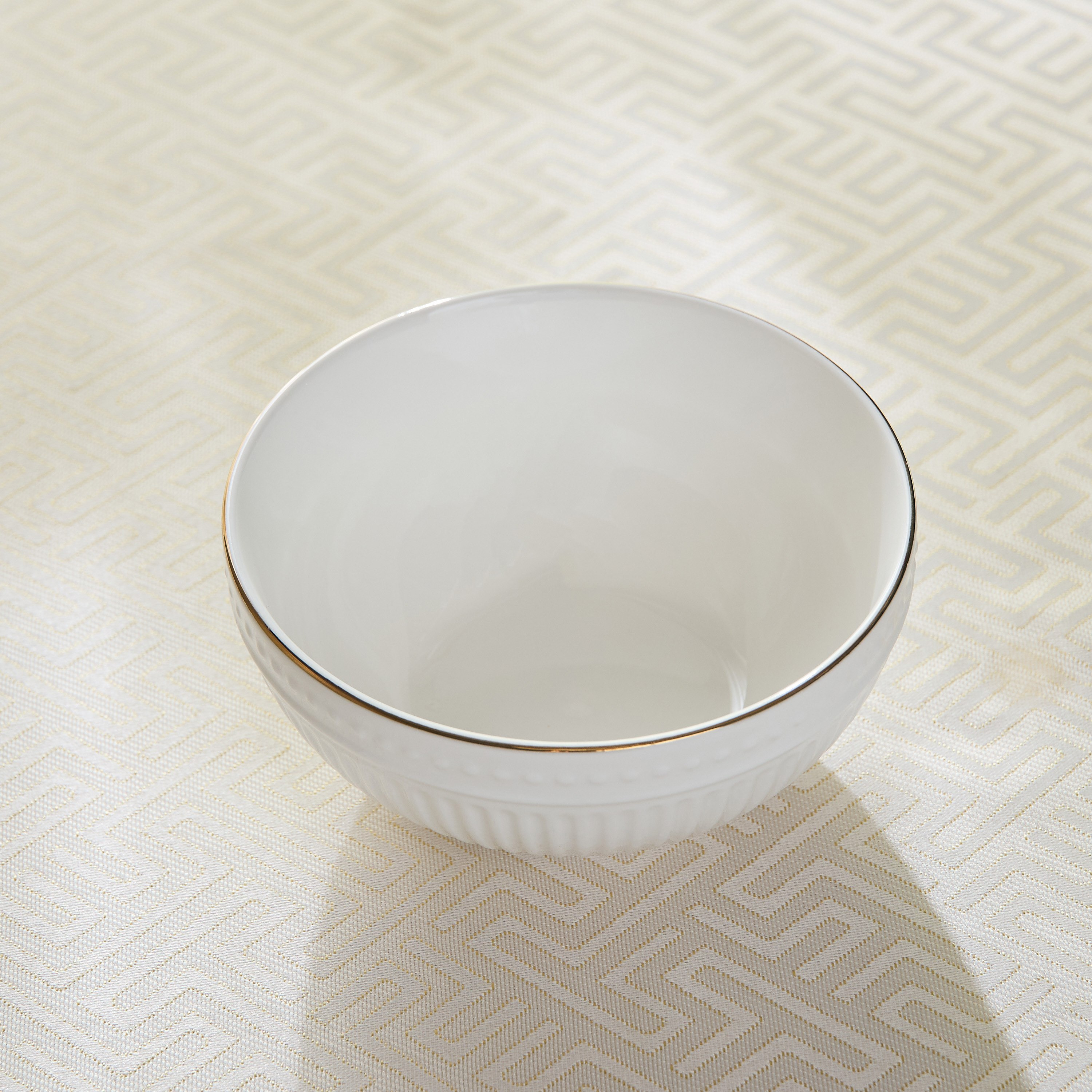 Embossed Gold Line Veg Bowl - 15 cm-hbxdecorandfurnishings-tabletop-serveware-image-2