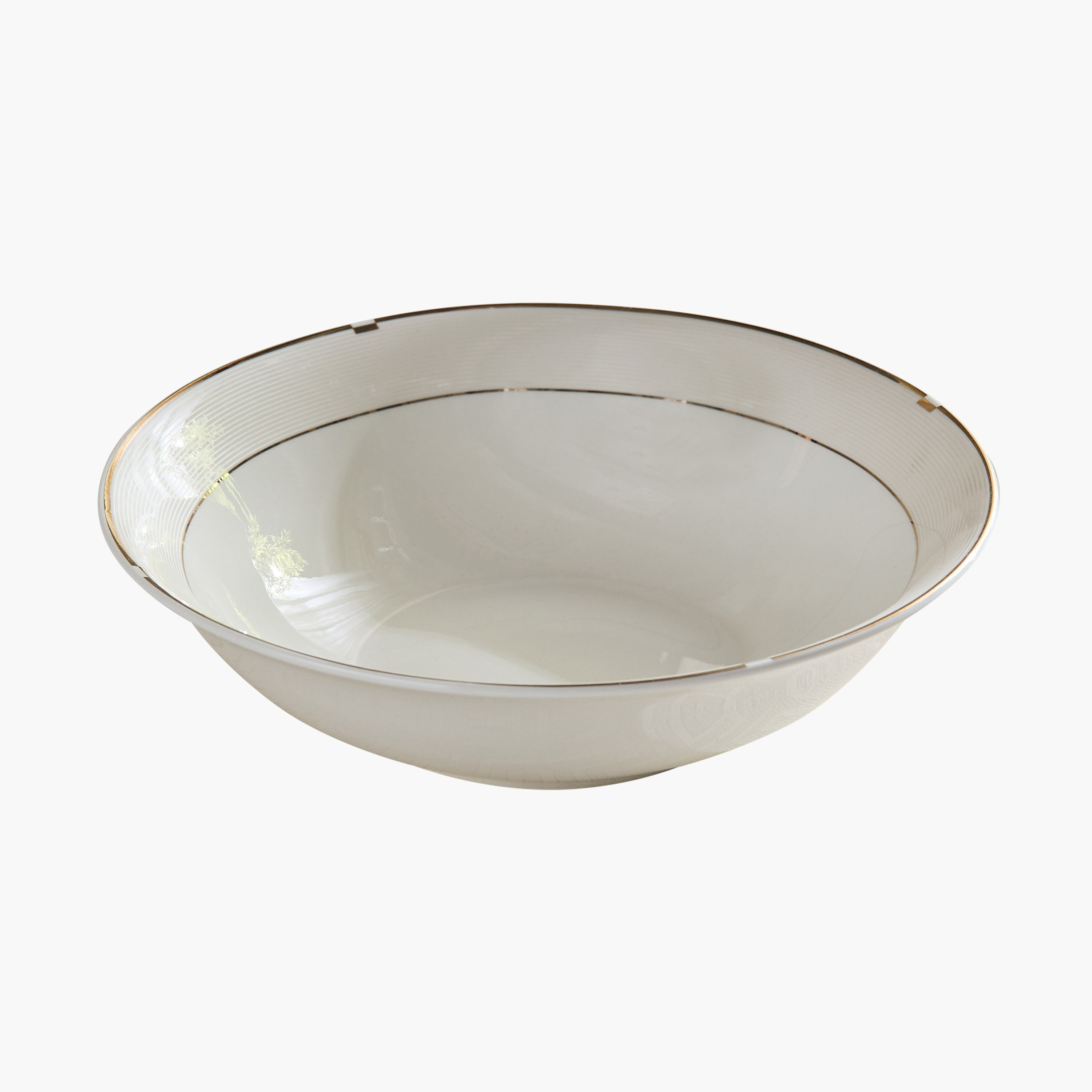 Gold Rib Serving Bowl - 22.5 cm-hbxdecorandfurnishings-tabletop-serveware-image-5