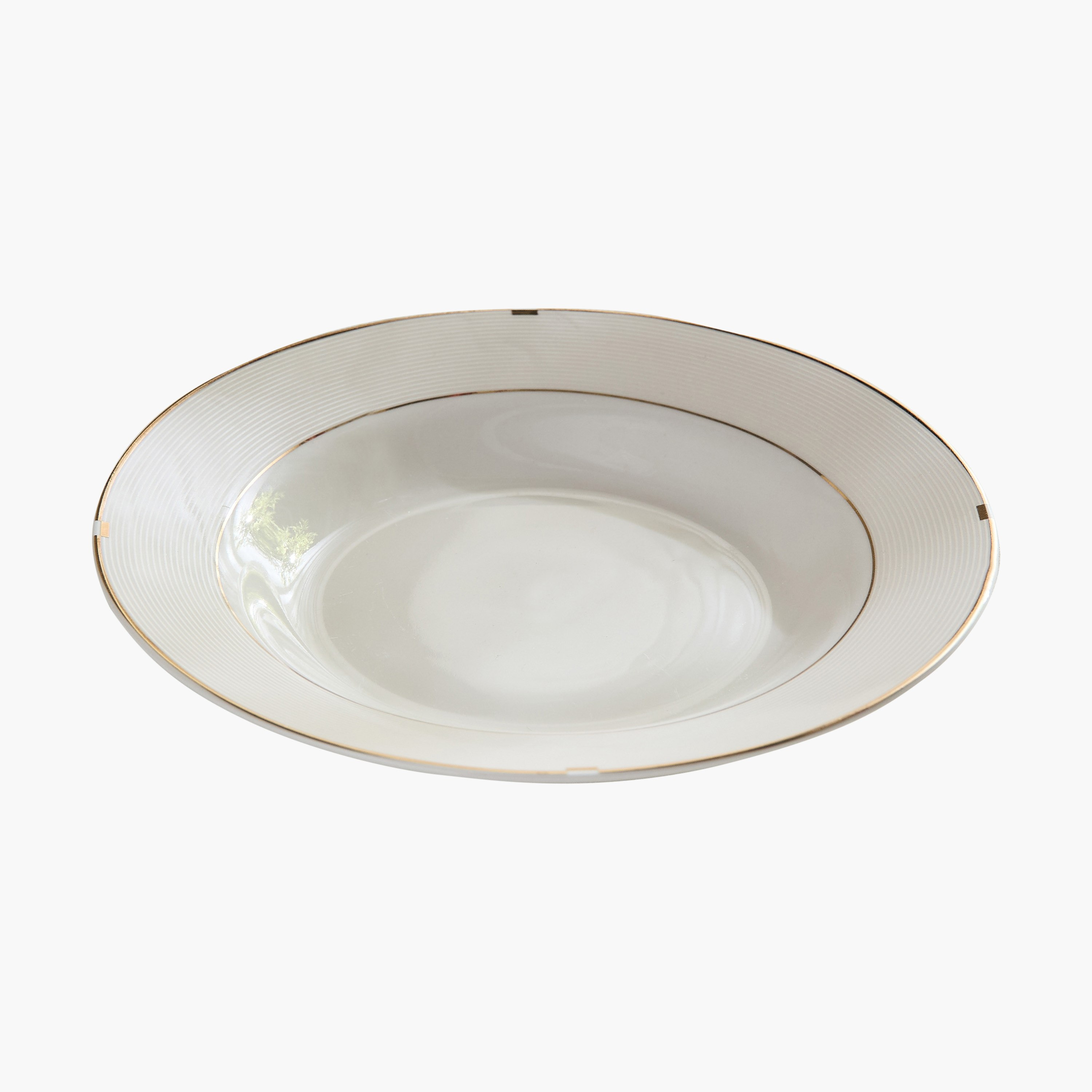 Rib Porcelain Soup Plate - 20 cm-hbxdecorandfurnishings-tabletop-crockery-image-5