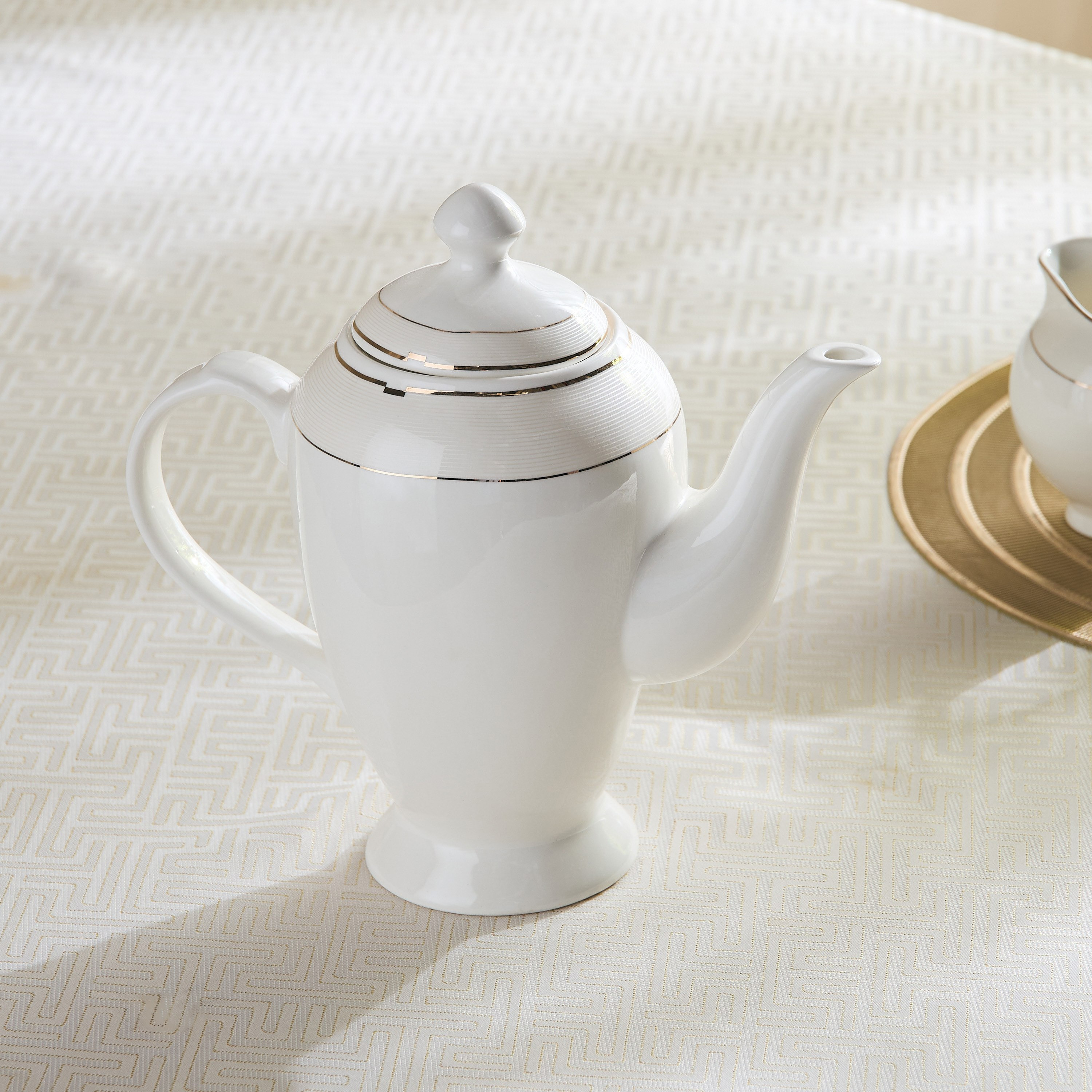 وعاء شاي بغطاء وتفاصيل ذهبية-hbxhomeware-hbxkitchen-image-1