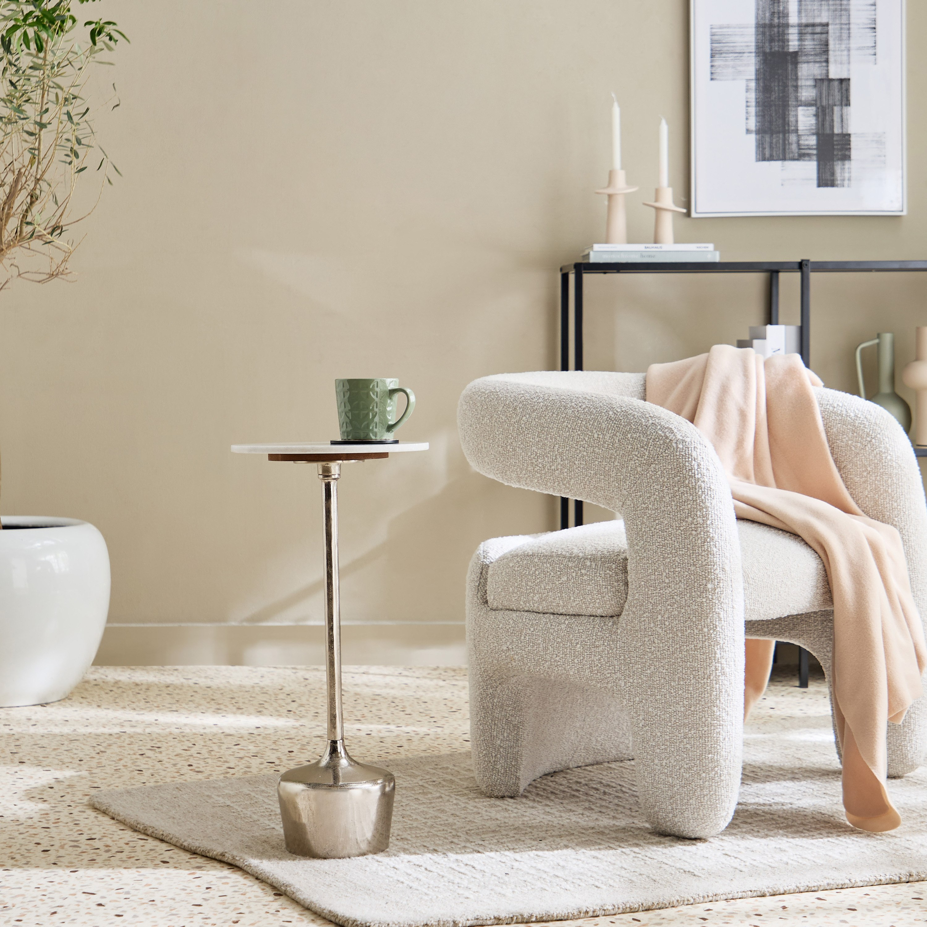 Cavon Alfred Genuine Marble Top Accent Table-hbxfurniture-livingroom-endtables-image-5