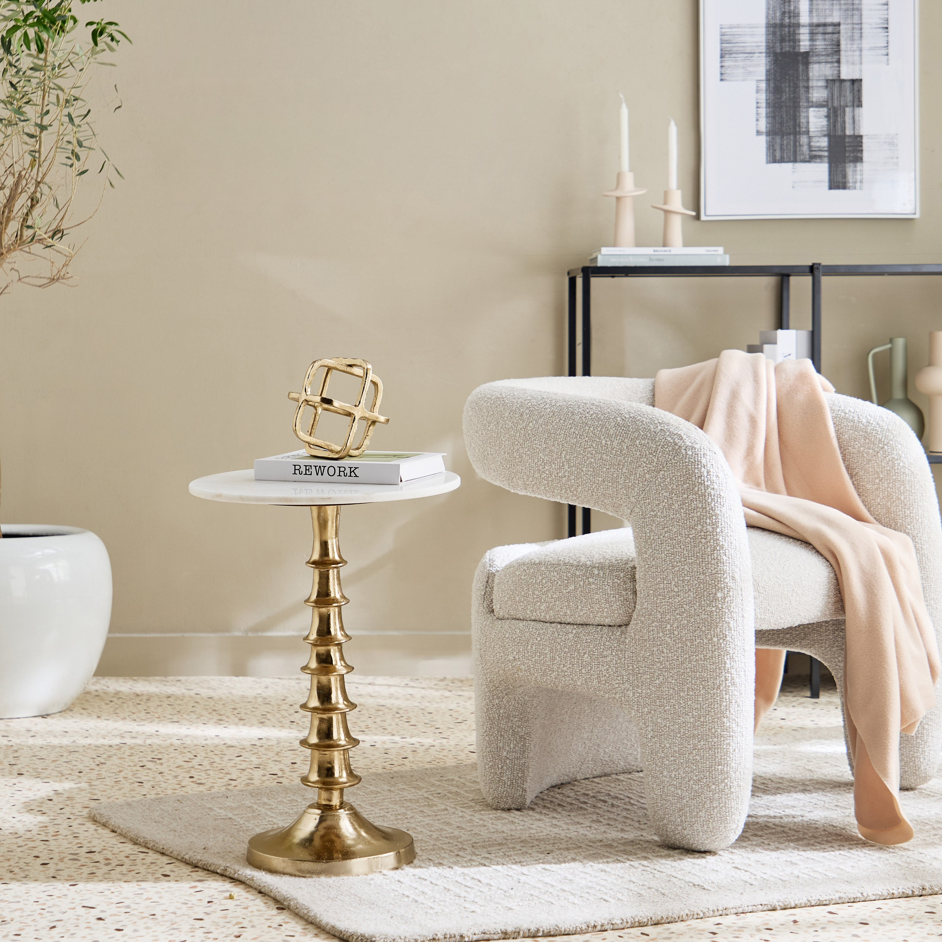 Cavon Tune Genuine Marble Top Accent Table-hbxfurniture-livingroom-endtables-image-4