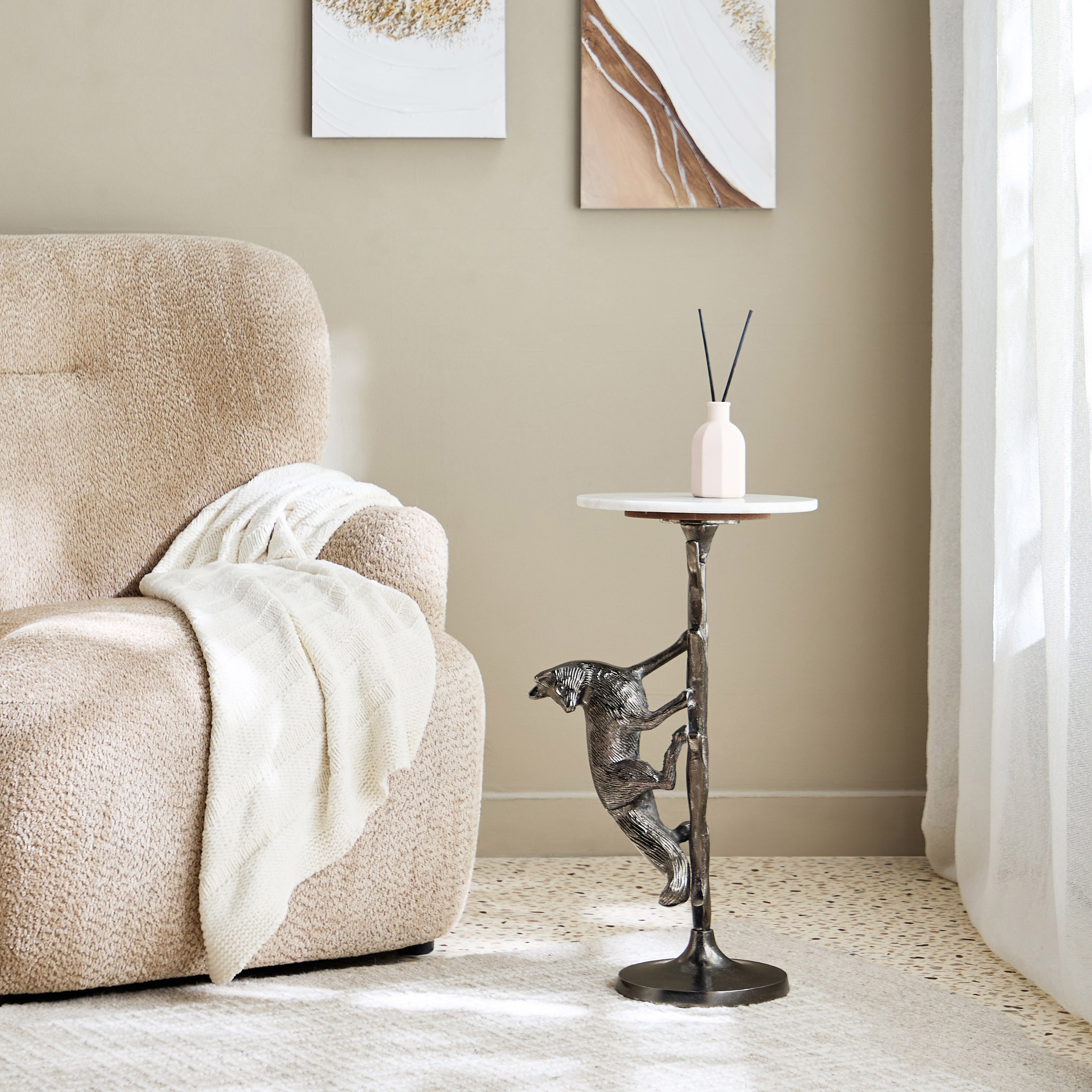 Cavon Nelson Genuine Marble Top Accent Table-hbxfurniture-livingroom-endtables-image-4