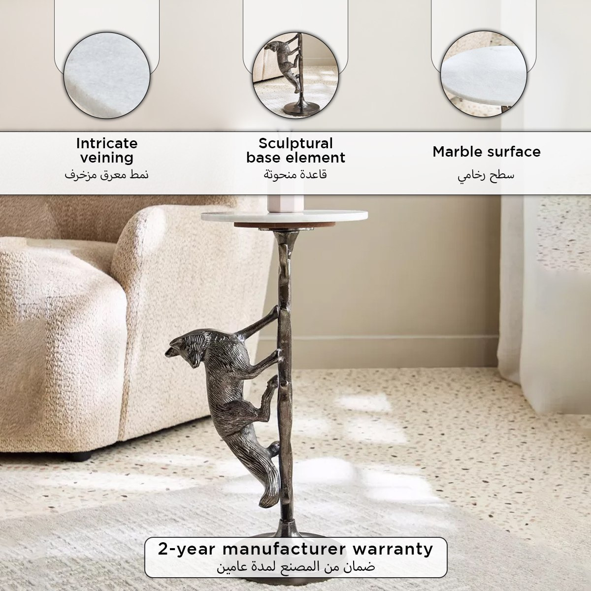 Cavon Nelson Genuine Marble Top Accent Table-hbxfurniture-livingroom-endtables-image-9