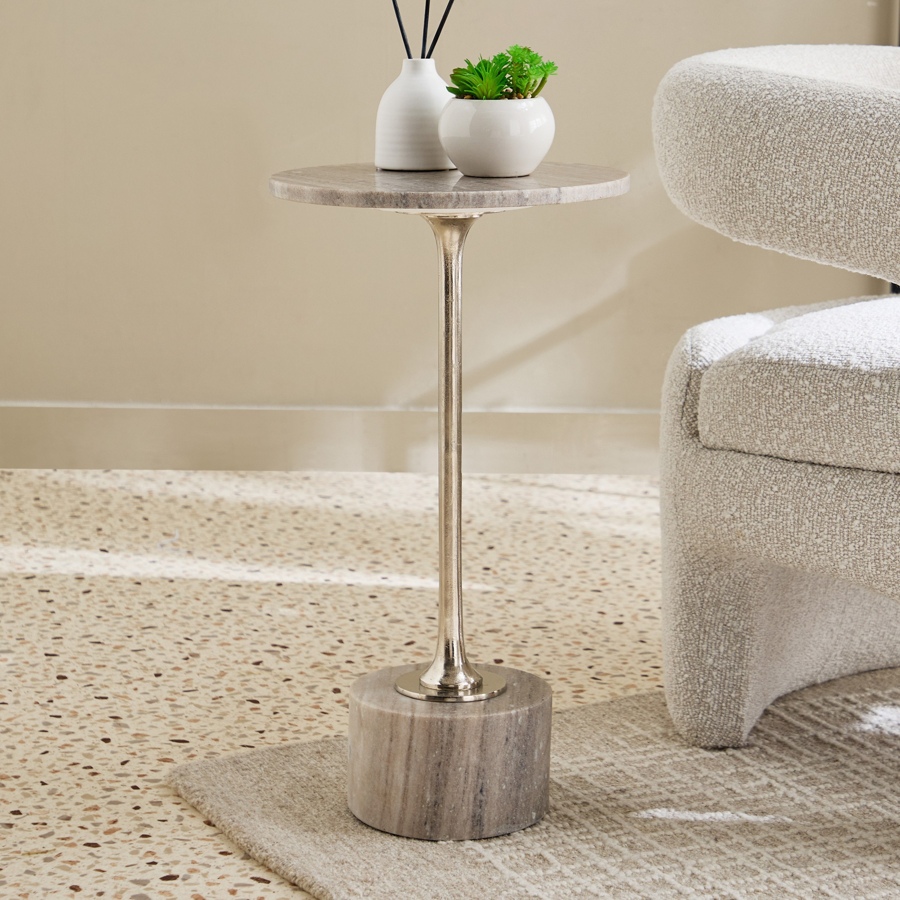 طاولة بسطح من الرخام الأصلي - فليكس من كافون-hbxfurniture-livingroom-endtables-image-1