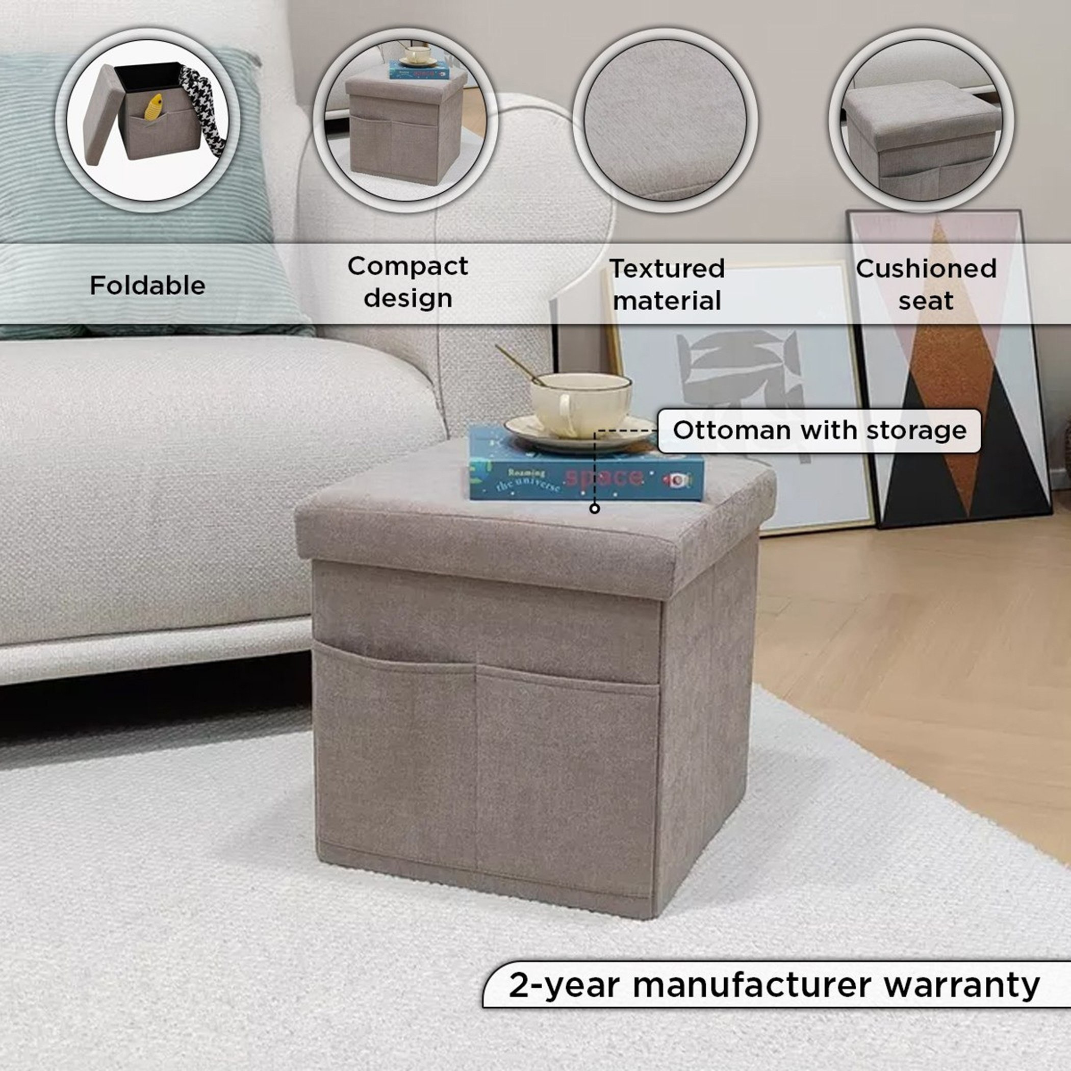 Franco Fabric Folding Ottoman with Storage-hbxlivingroom-sofasandarmchairs-ottomansandfootstools-image-7