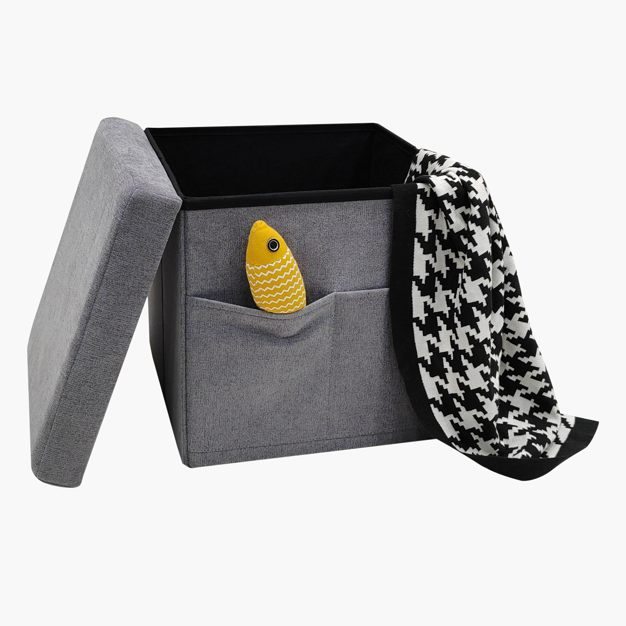 Franco NXT Fabric Folding Ottoman with Storage-hbxlivingroom-sofasandarmchairs-ottomansandfootstools-image-2