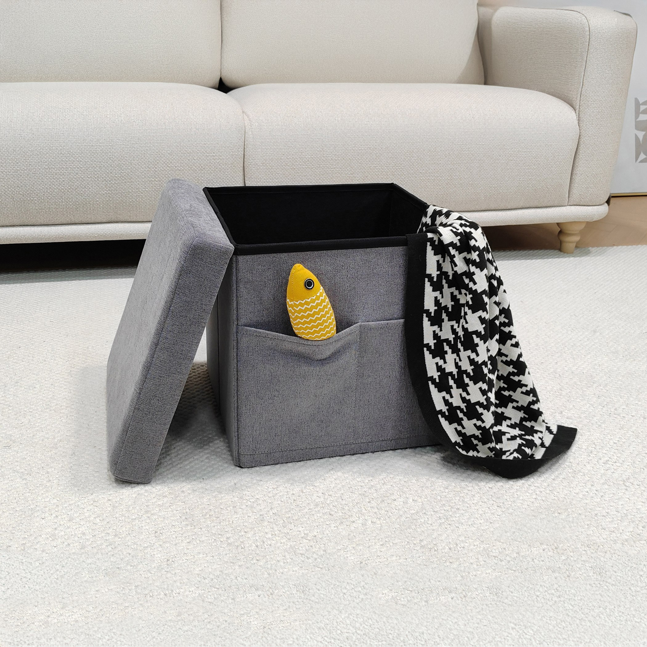 Franco NXT Fabric Folding Ottoman with Storage-hbxlivingroom-sofasandarmchairs-ottomansandfootstools-image-6