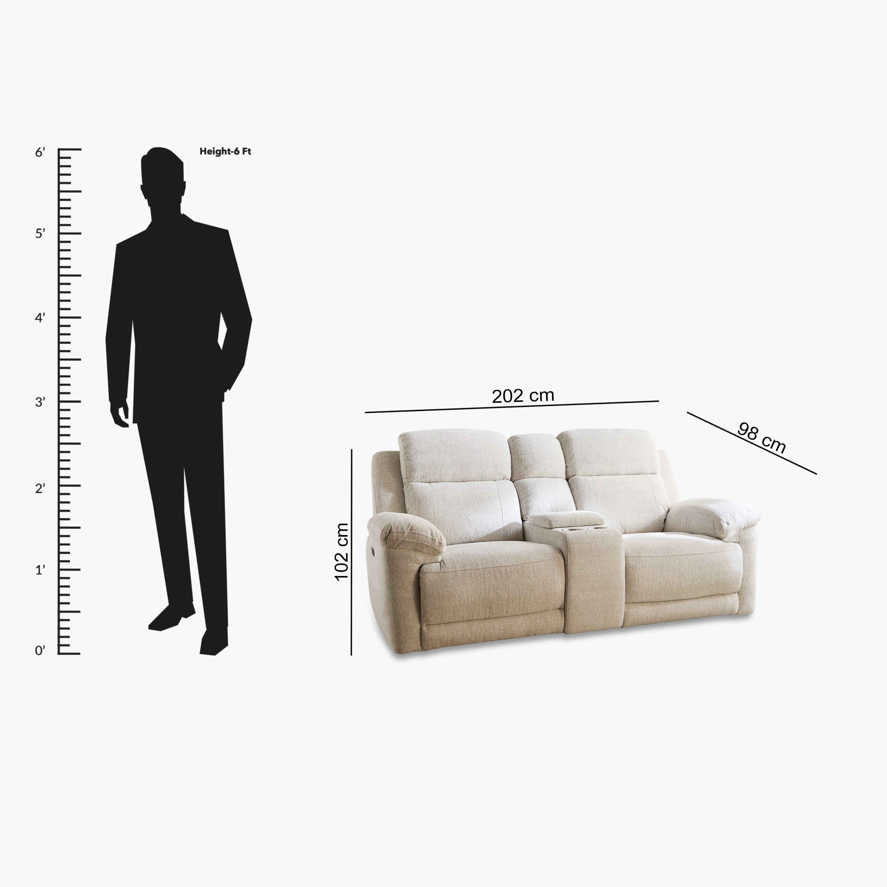 Harvard Power 2-Seater Fabric Sofa with Console and 2 Cup Holders-hbxlivingroom-sofasandarmchairs-sofas-image-13