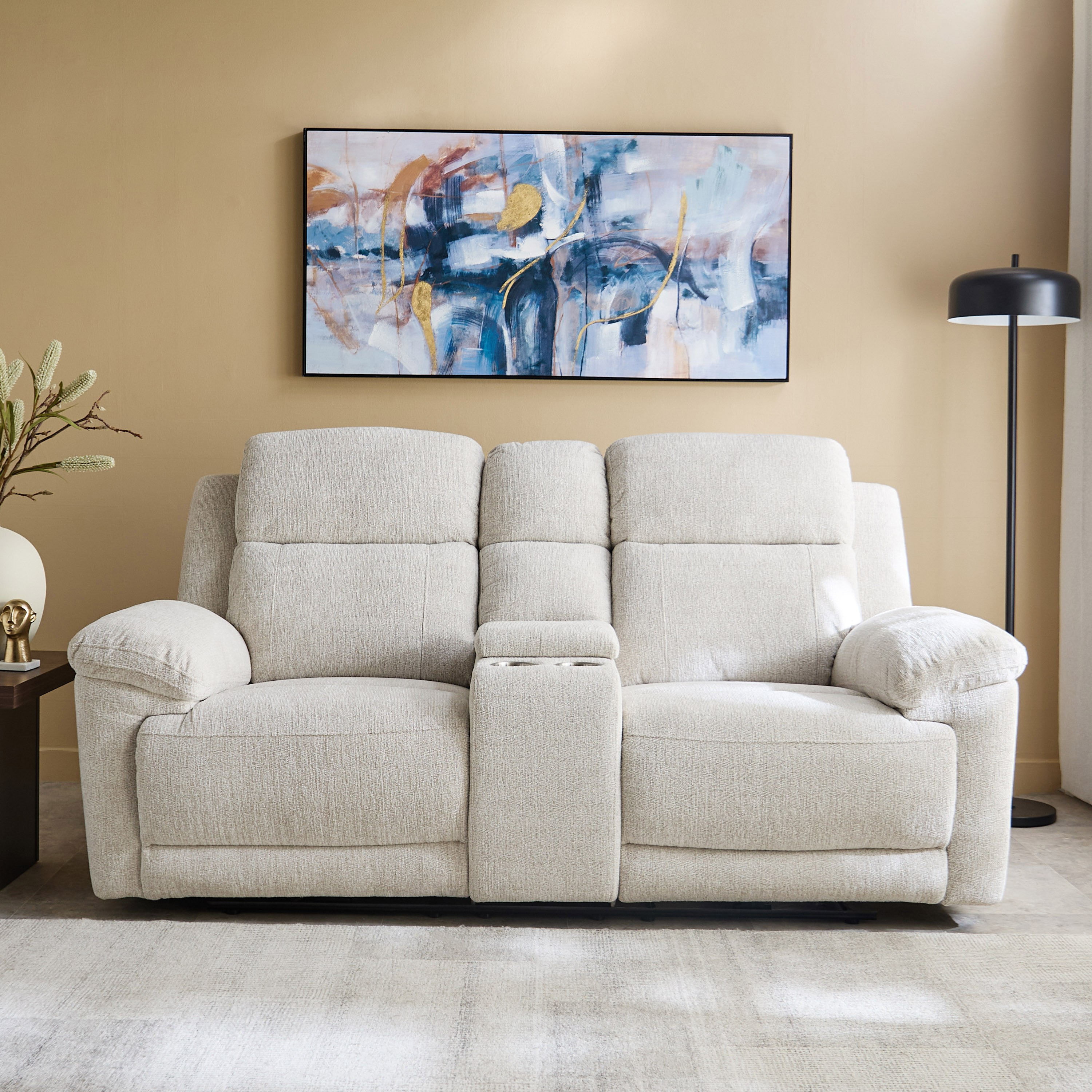 Harvard Power 2-Seater Fabric Sofa with Console and 2 Cup Holders-hbxlivingroom-sofasandarmchairs-sofas-image-4