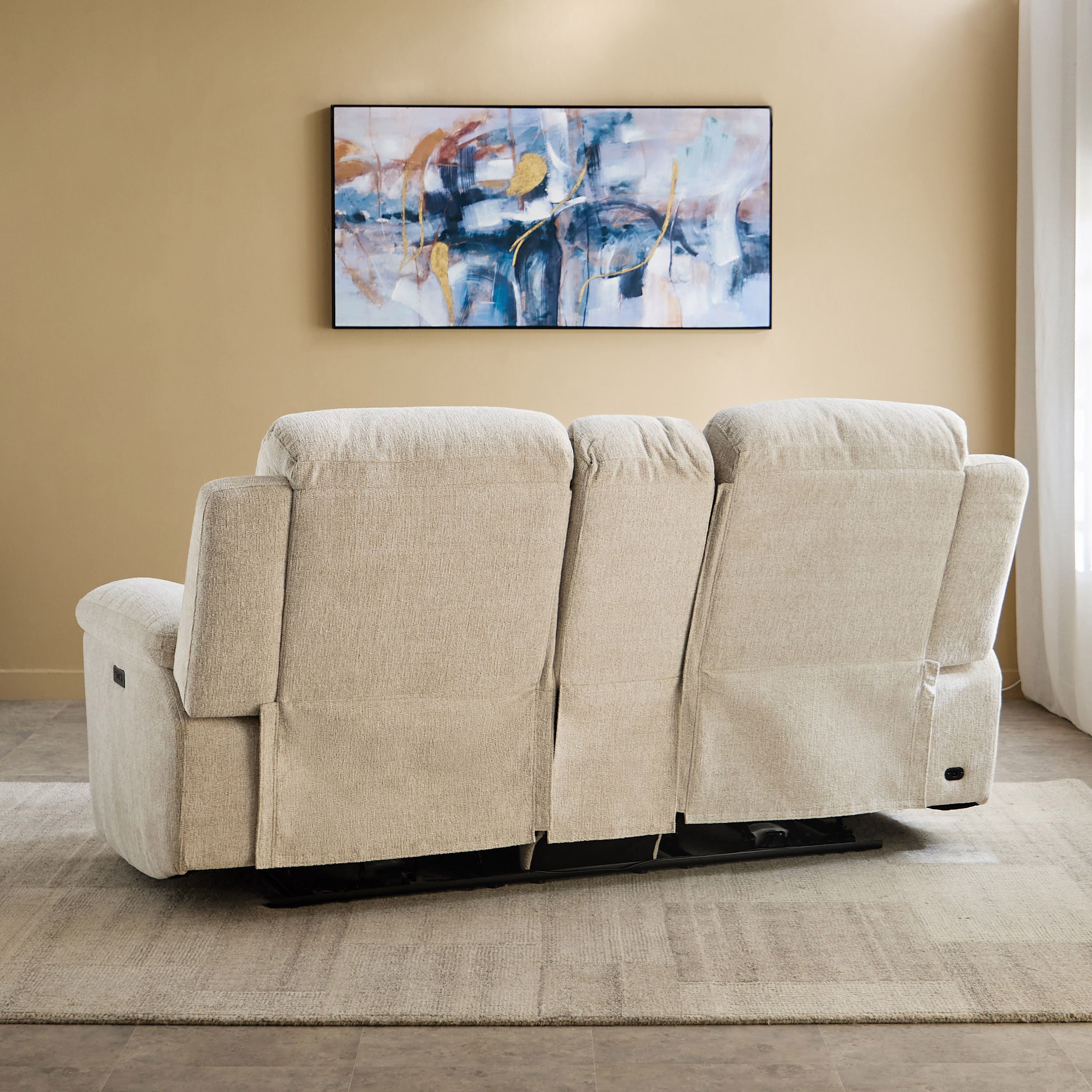 Harvard Power 2-Seater Fabric Sofa with Console and 2 Cup Holders-hbxlivingroom-sofasandarmchairs-sofas-image-5