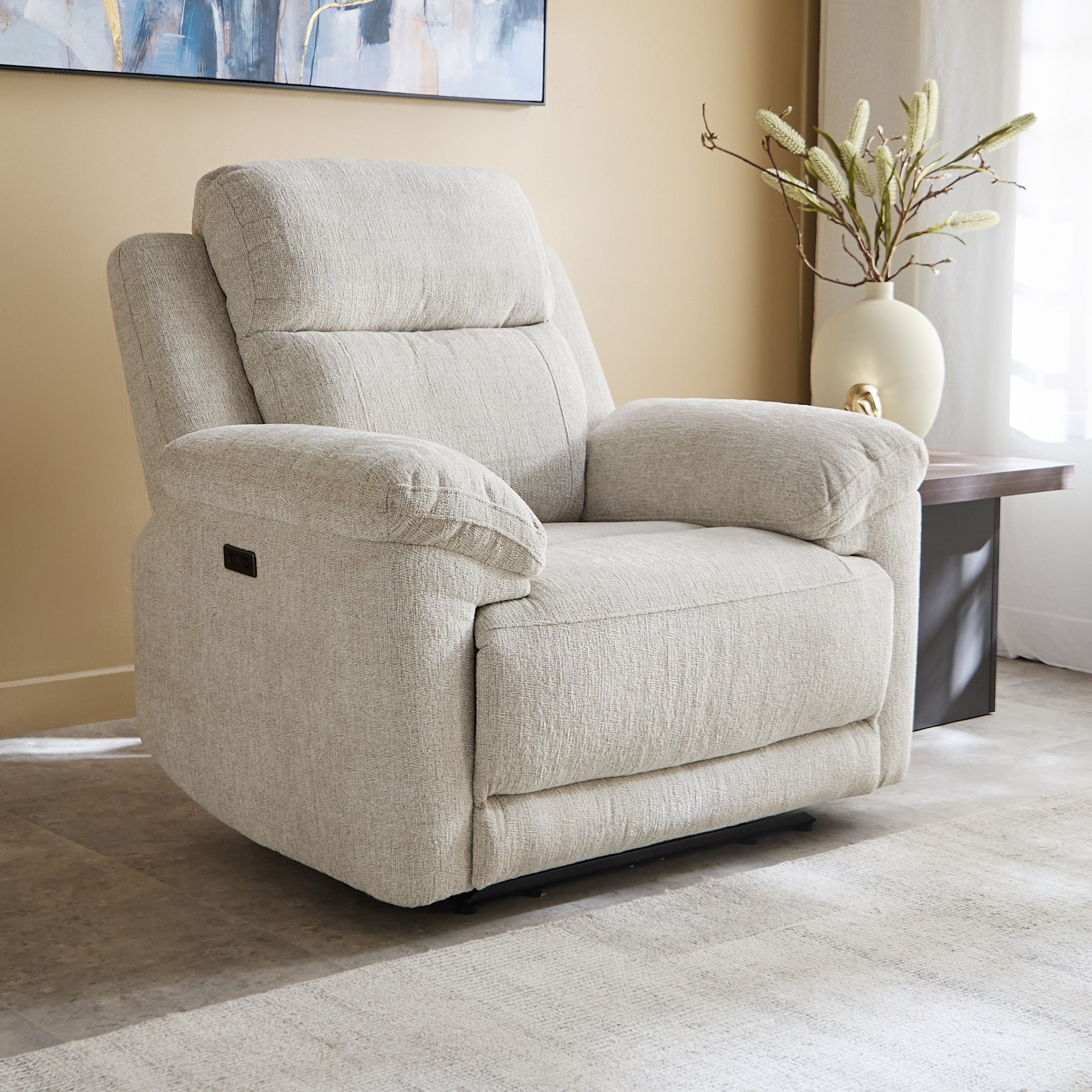 كرسي استرخاء يعمل بالطاقة بمساند ذراعين من هارفارد-hbxfurniture-sofasandarmchairs-reclinersofas-image-1