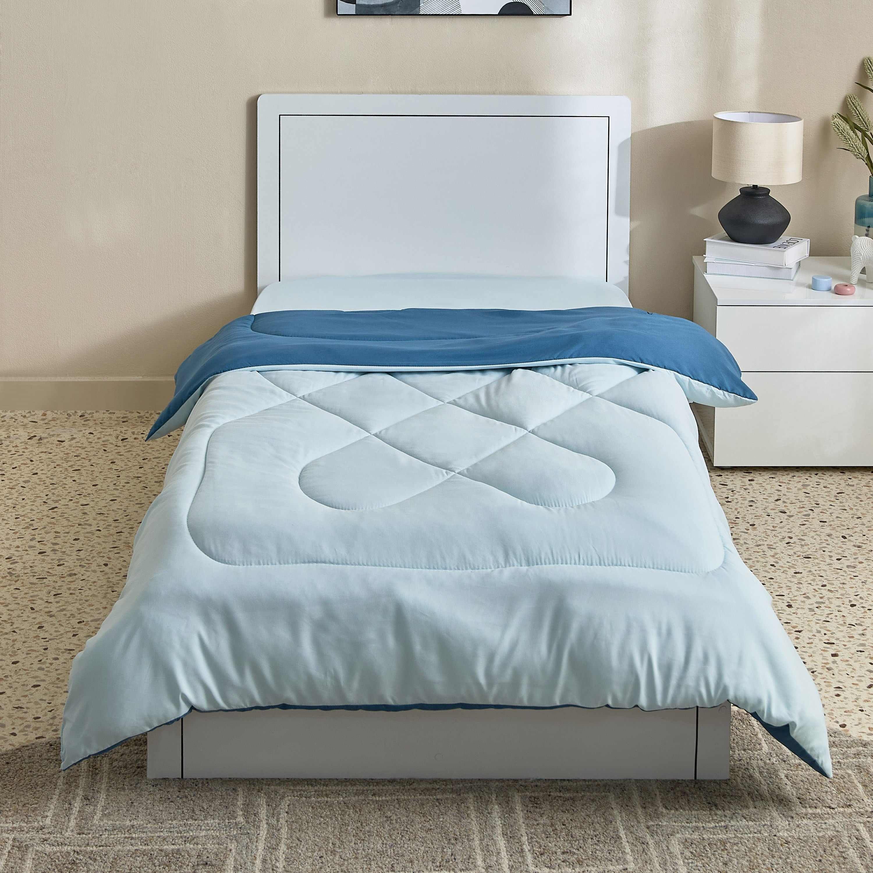 لحاف فردي على الوجهين من الألياف الدقيقة من فليبزي- 220x135 سم-hbxkidsandyouth-beddingandfurnishings-comfortersets-image-3