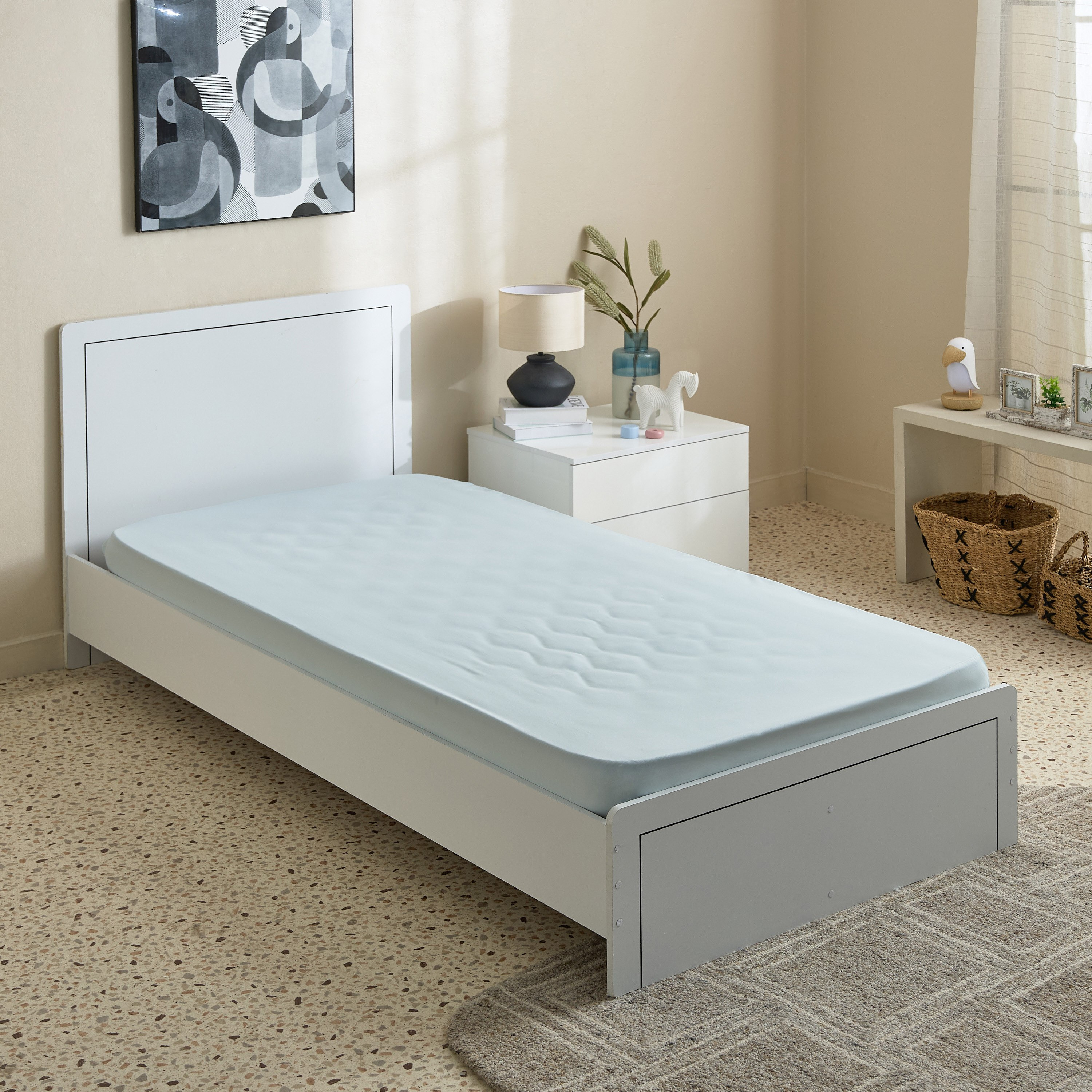 Flipzy Microfibre Single Fitted Sheet - 90x190+20 cm-hbxhomeware-hbxbedroom-image-2