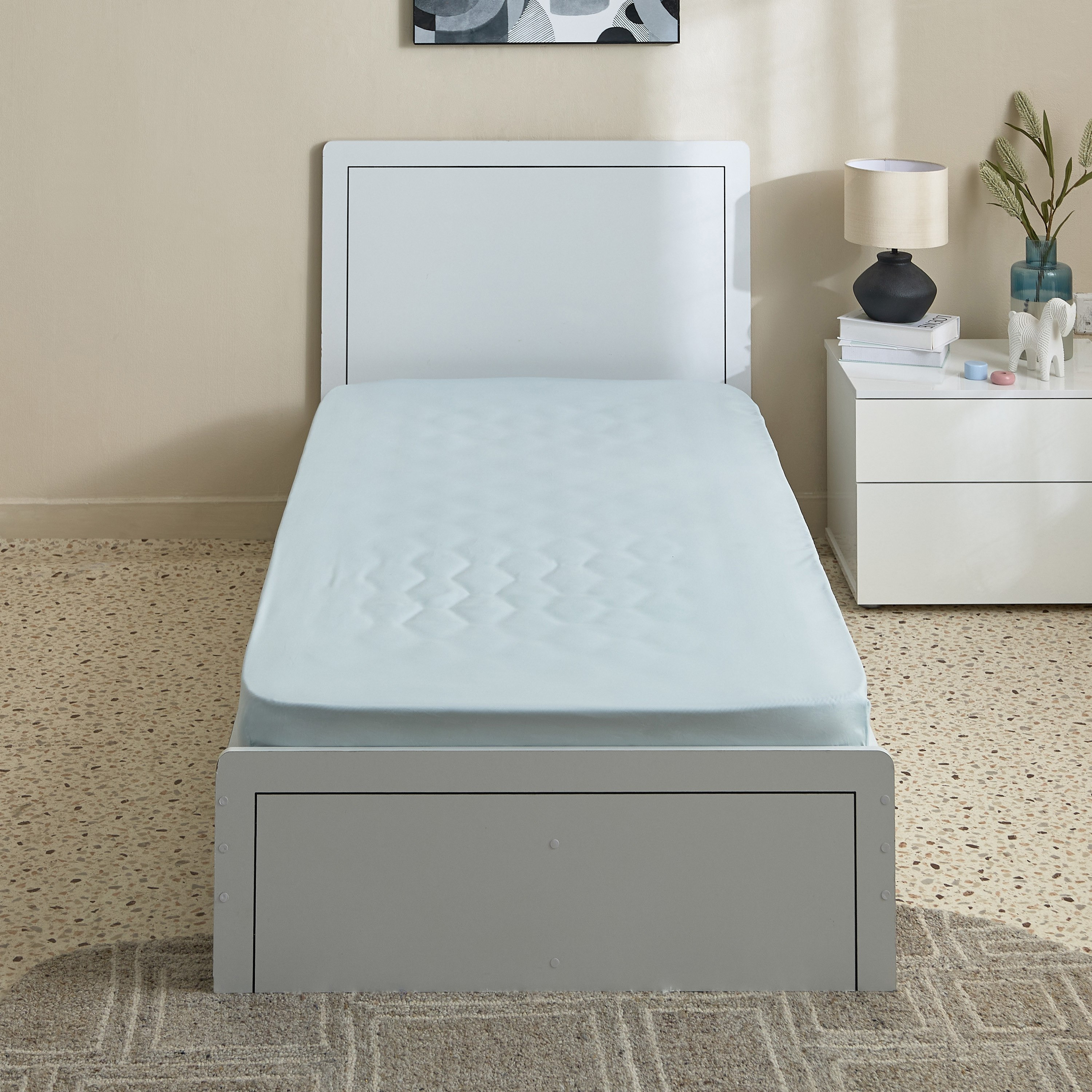 Flipzy Microfibre Single Fitted Sheet - 90x190+20 cm-hbxhomeware-hbxbedroom-image-3