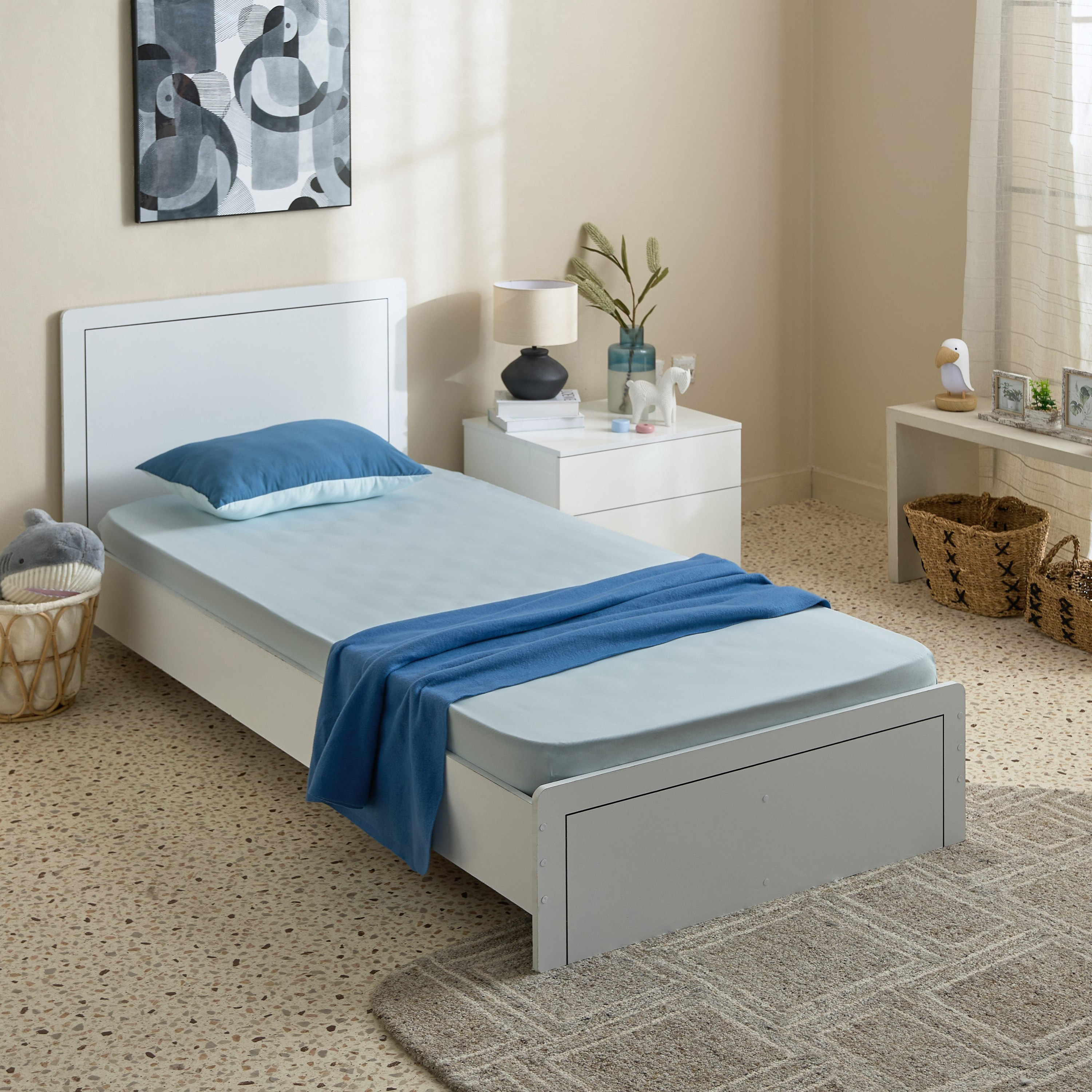 Flipzy Microfibre Single Fitted Sheet - 90x190+20 cm-hbxhomeware-hbxbedroom-image-7