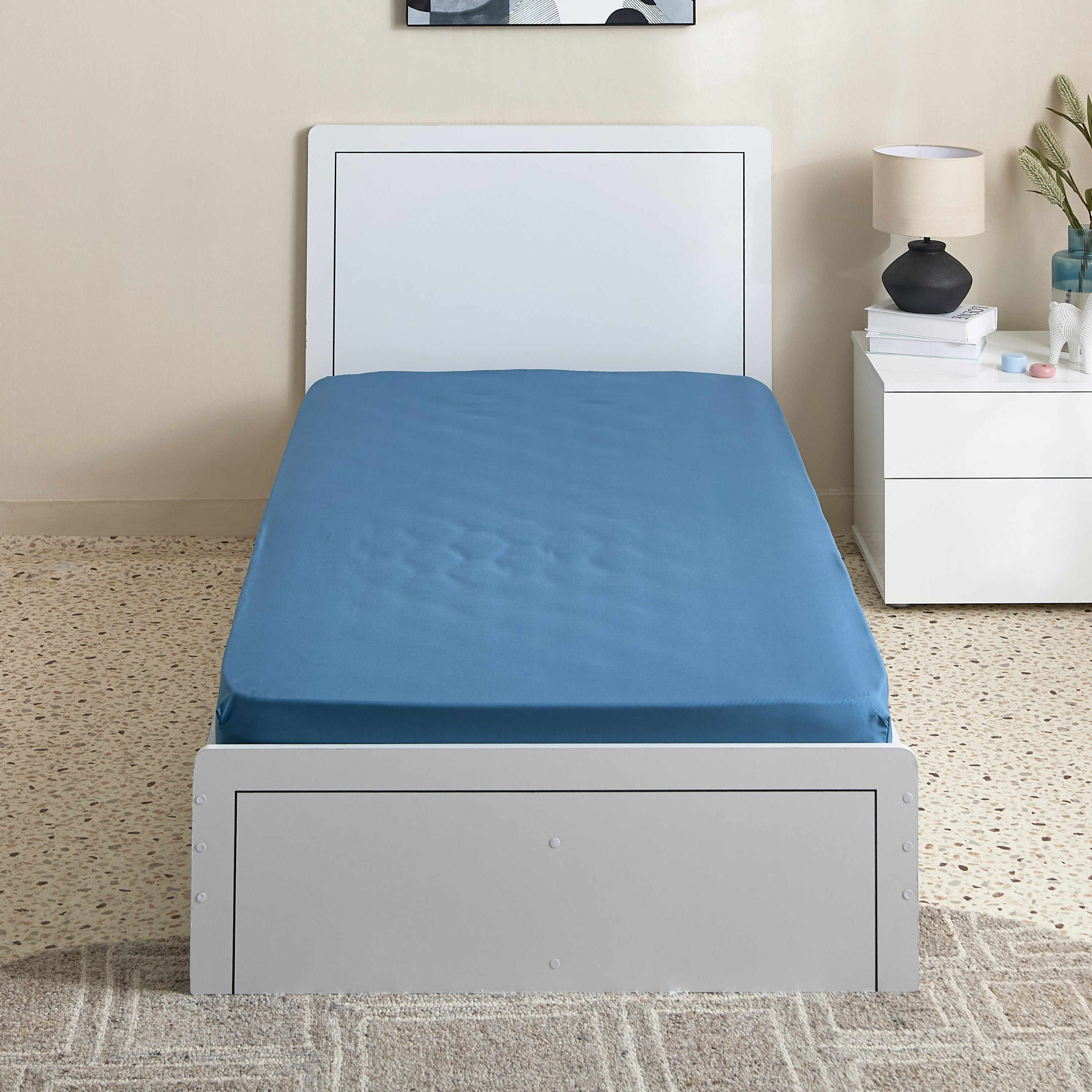Flipzy Microfibre Single Fitted Sheet - 90x190+20 cm-hbxhomeware-hbxbedroom-image-3