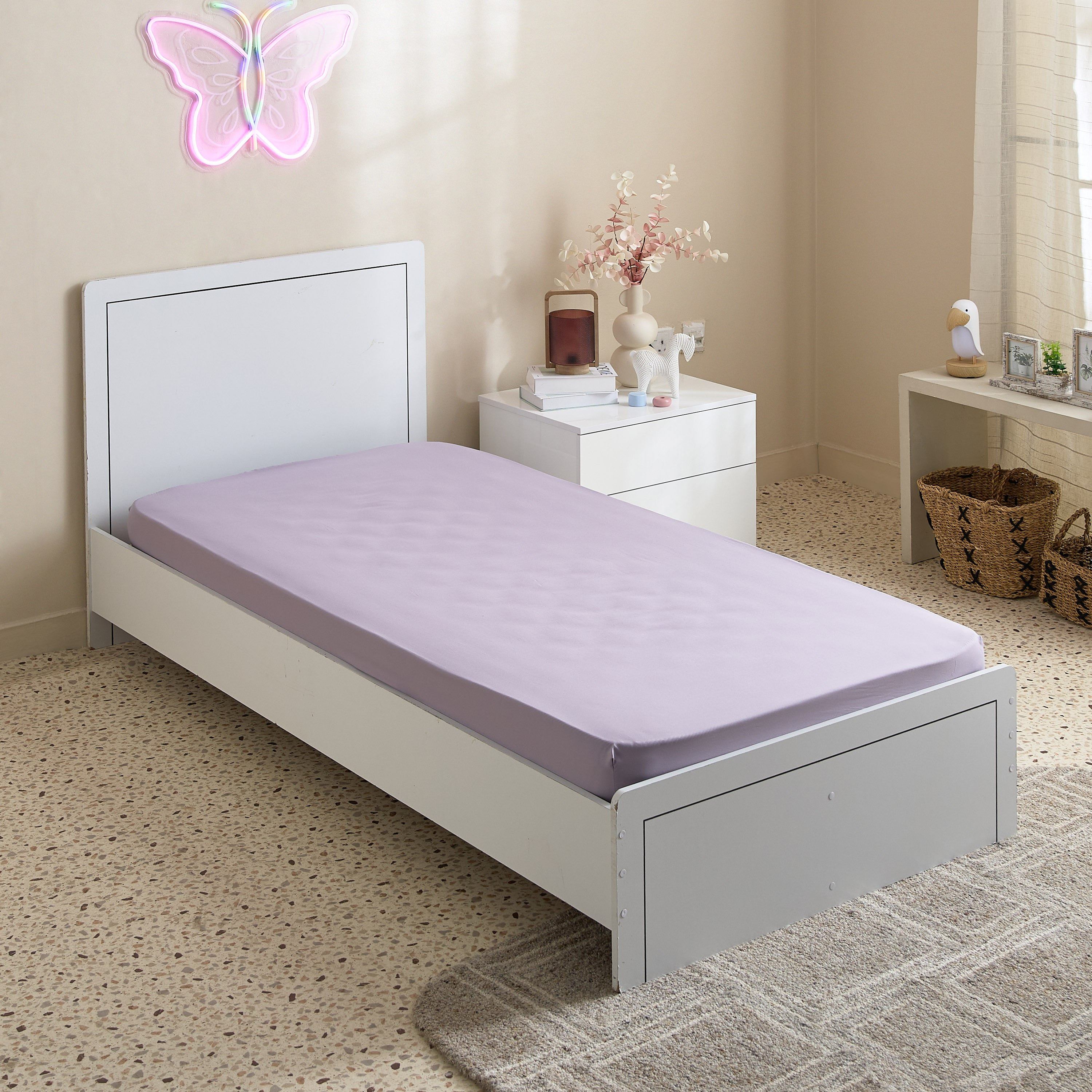 Flipzy Microfibre Single Fitted Sheet - 90x190+20 cm-hbxhomeware-hbxbedroom-image-2