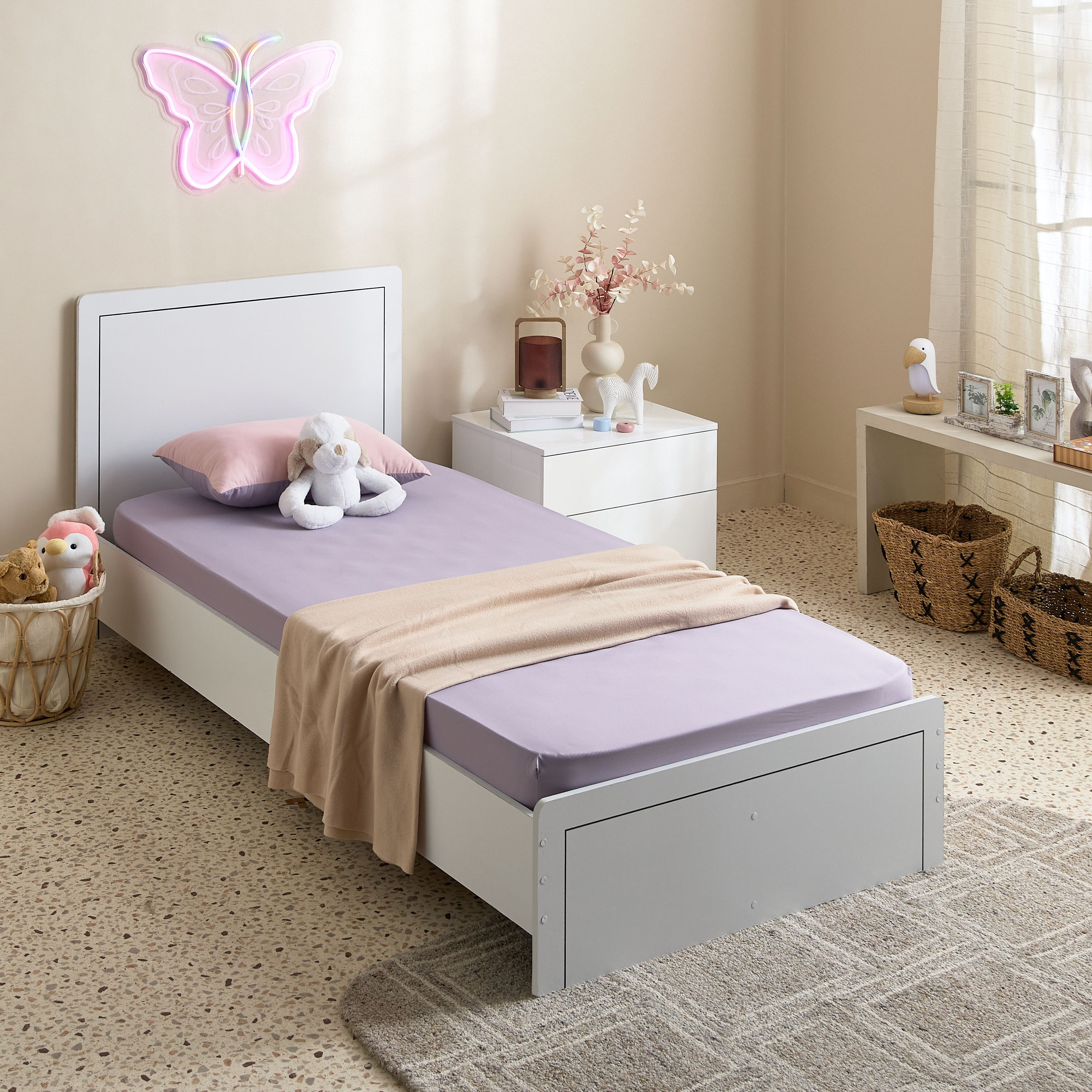 Flipzy Microfibre Single Fitted Sheet - 90x190+20 cm-hbxhomeware-hbxbedroom-image-7