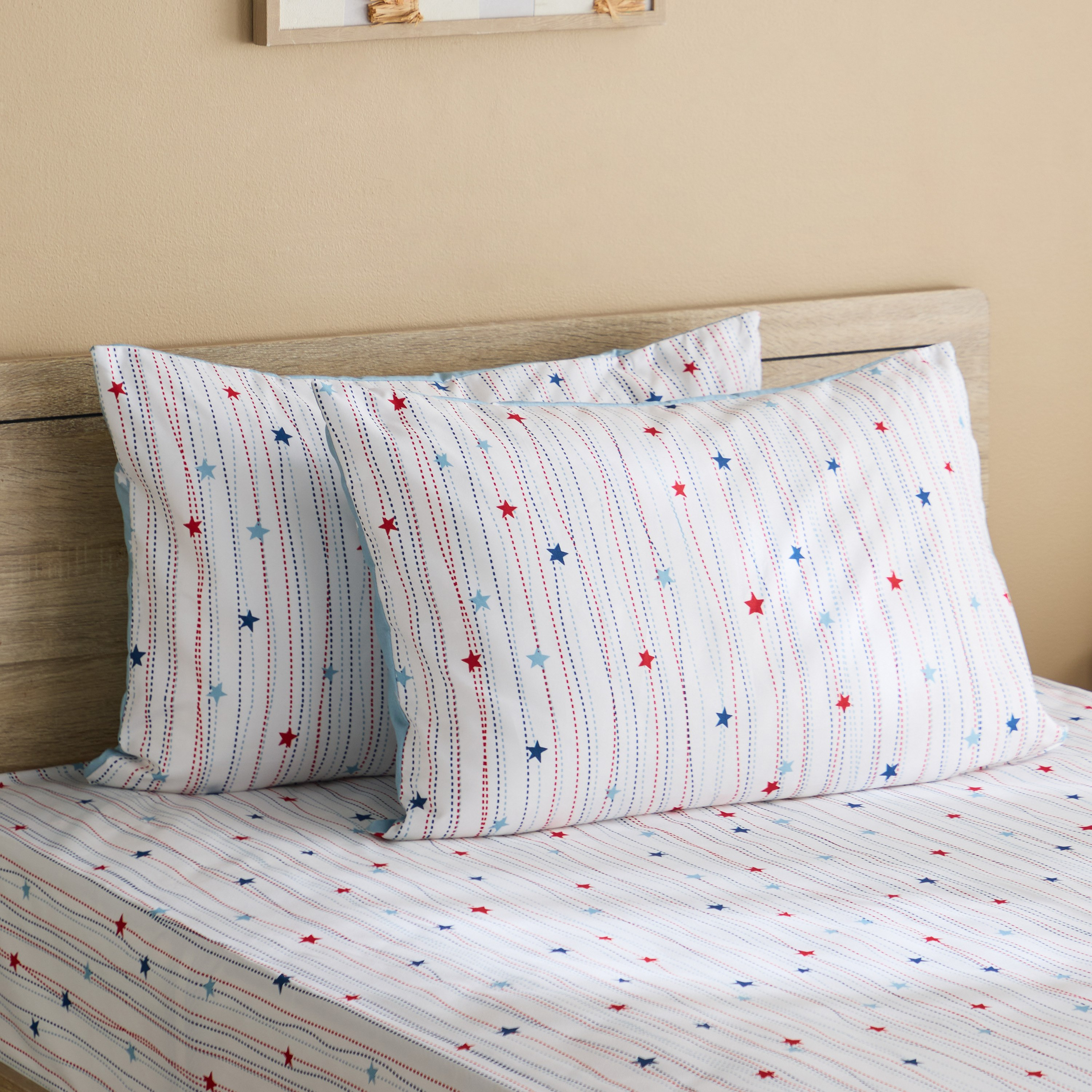 Nora 2-Piece Starlight Microfibre Pillow Cover Set - 50x75 cm-hbxhomeware-hbxkidsandyouth-image-1