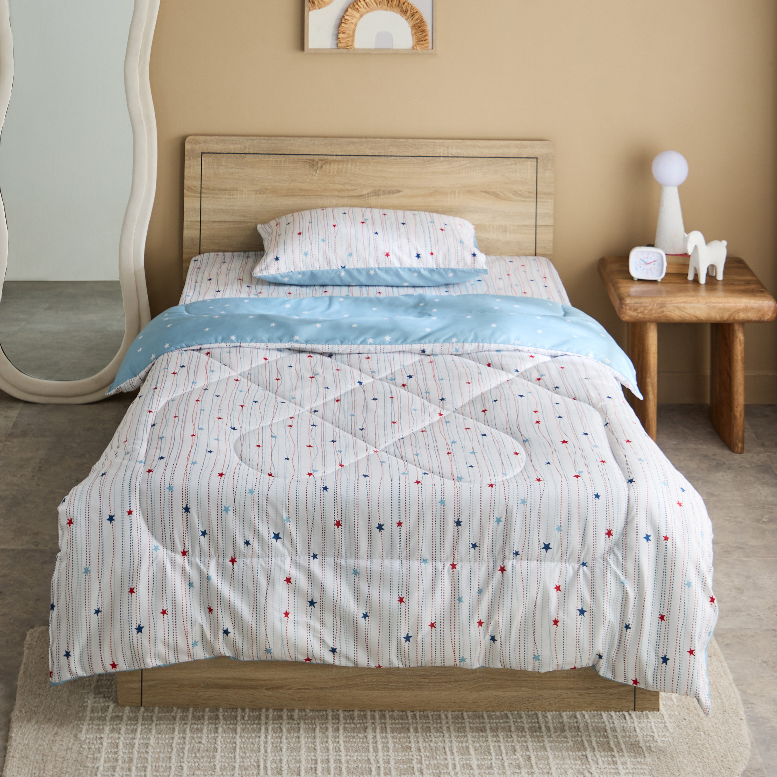 لحاف مزدوج مايكروفايبر ستارلايت من نورا - 160x220 سم-hbxkidsandyouth-beddingandfurnishings-comfortersets-image-2