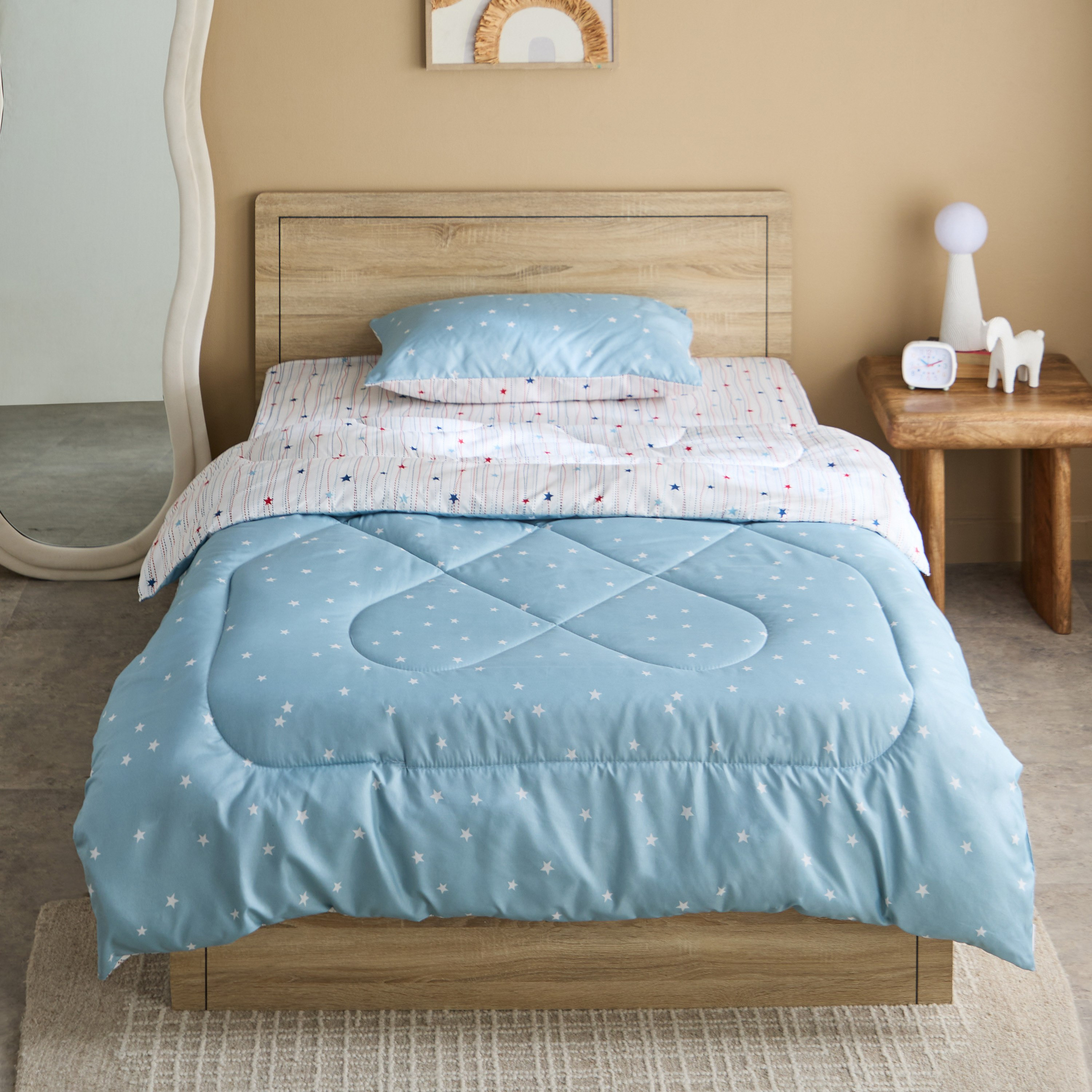 لحاف مزدوج مايكروفايبر ستارلايت من نورا - 160x220 سم-hbxkidsandyouth-beddingandfurnishings-comfortersets-image-3