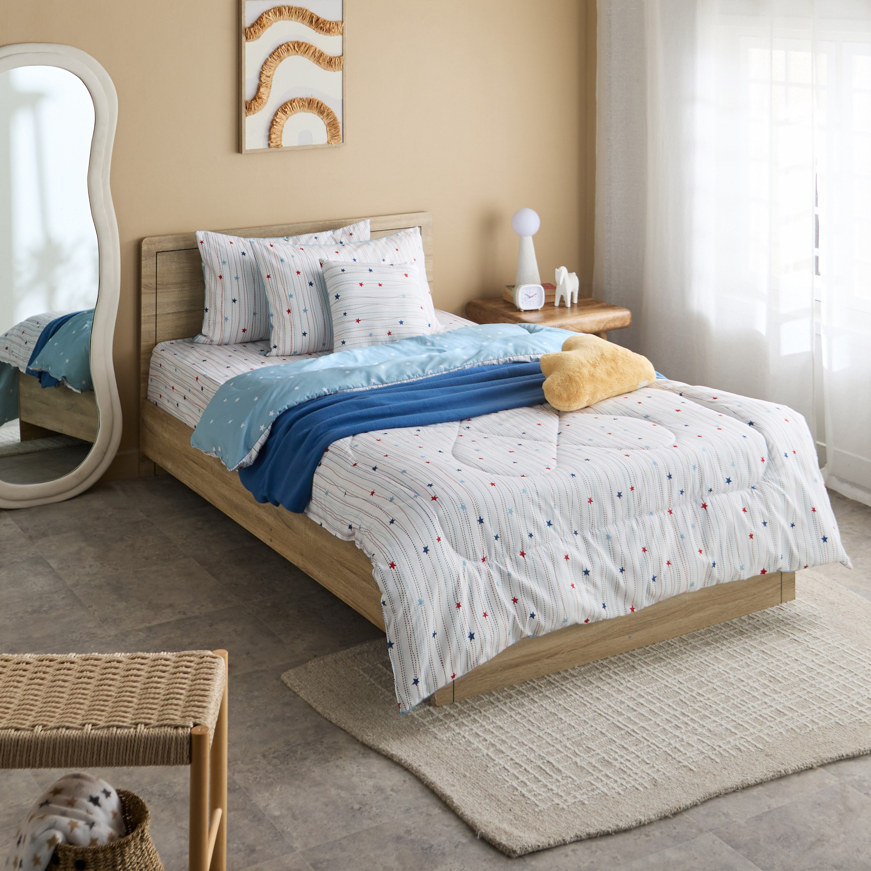 لحاف مزدوج مايكروفايبر ستارلايت من نورا - 160x220 سم-hbxkidsandyouth-beddingandfurnishings-comfortersets-image-6