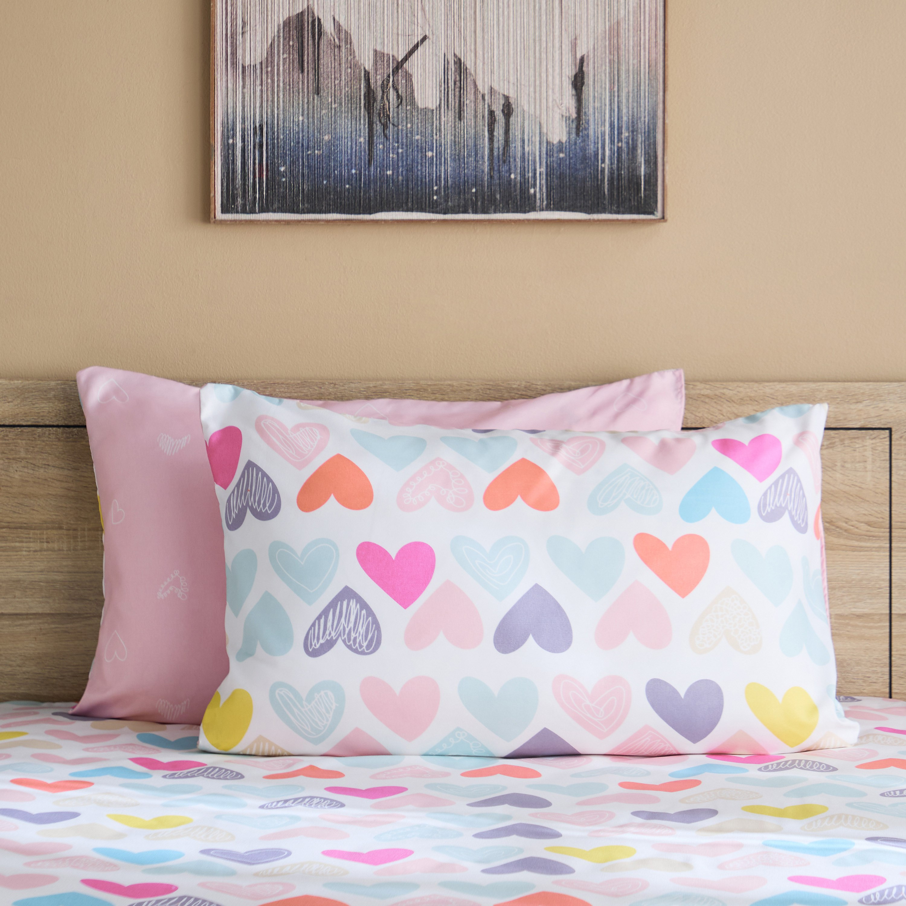 Nora Hearts 2-Piece Microfibre Pillow Cover Set - 50x75 cm-hbxhomeware-hbxkidsandyouth-image-2