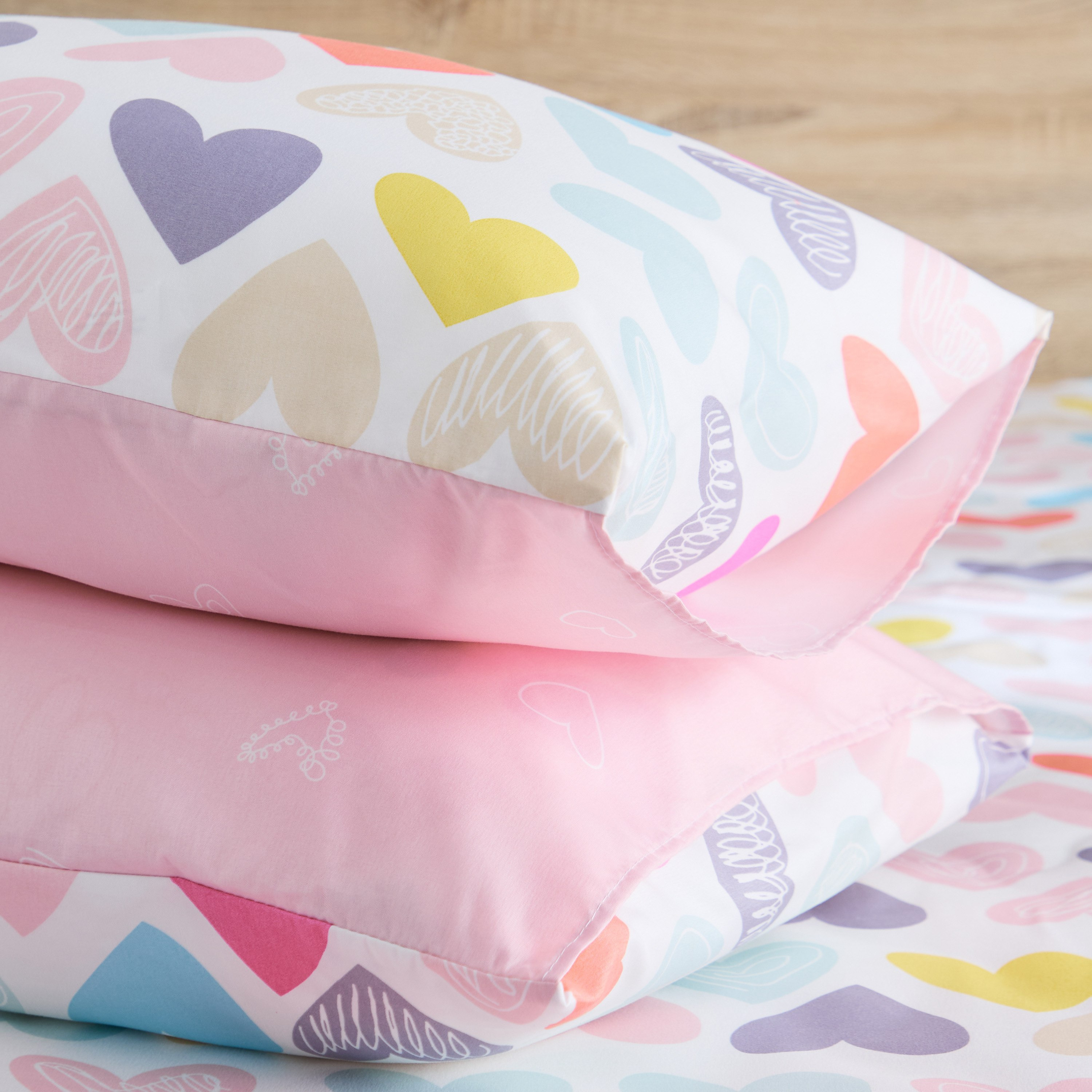 Nora Hearts 2-Piece Microfibre Pillow Cover Set - 50x75 cm-hbxhomeware-hbxkidsandyouth-image-5