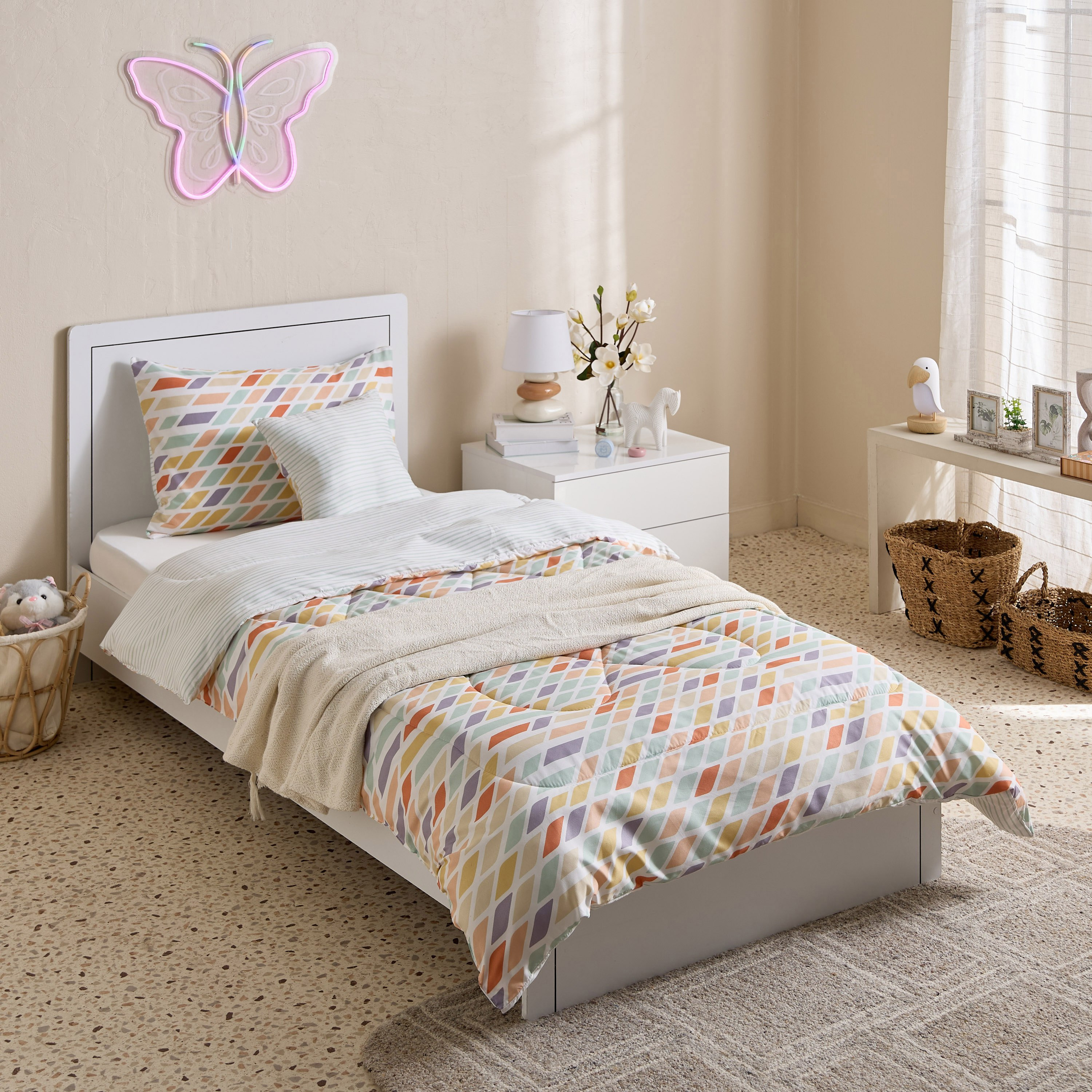 لحاف فردي من الألياف الدقيقة بريزم من نورا - 135x220-hbxkidsandyouth-beddingandfurnishings-comfortersets-image-6