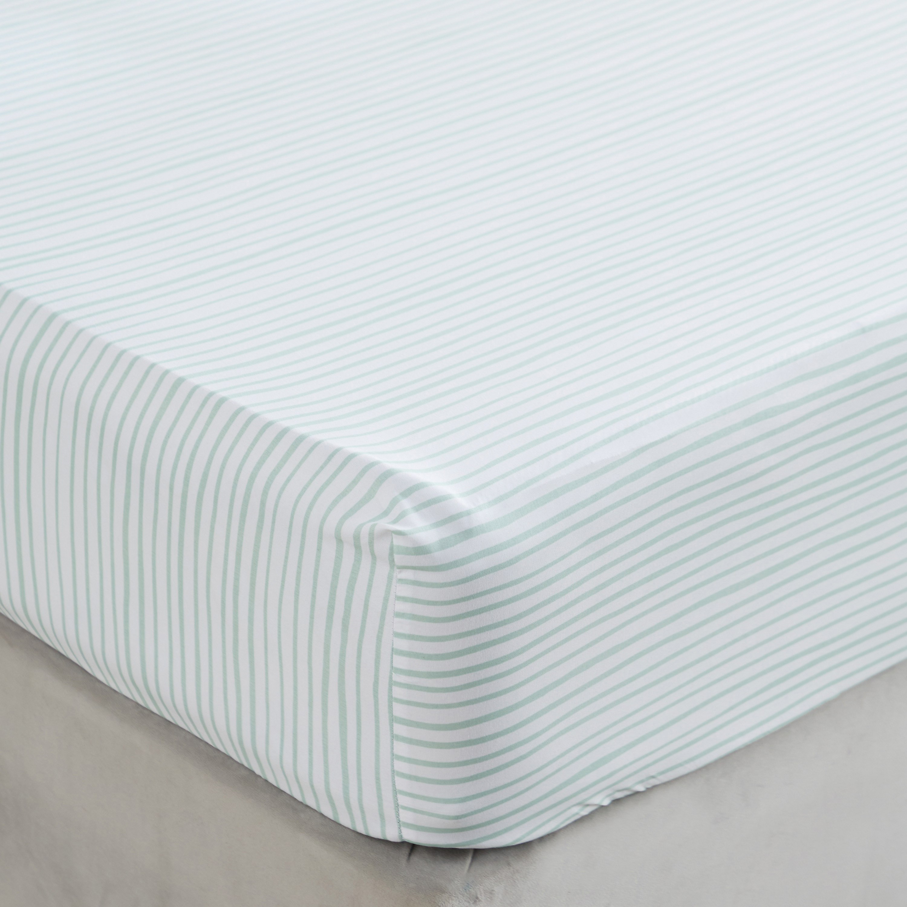 Nora Prism Microfibre Single Fitted Sheet - 90x190+20 cm-hbxhomeware-bedding-fittedsheets-image-1