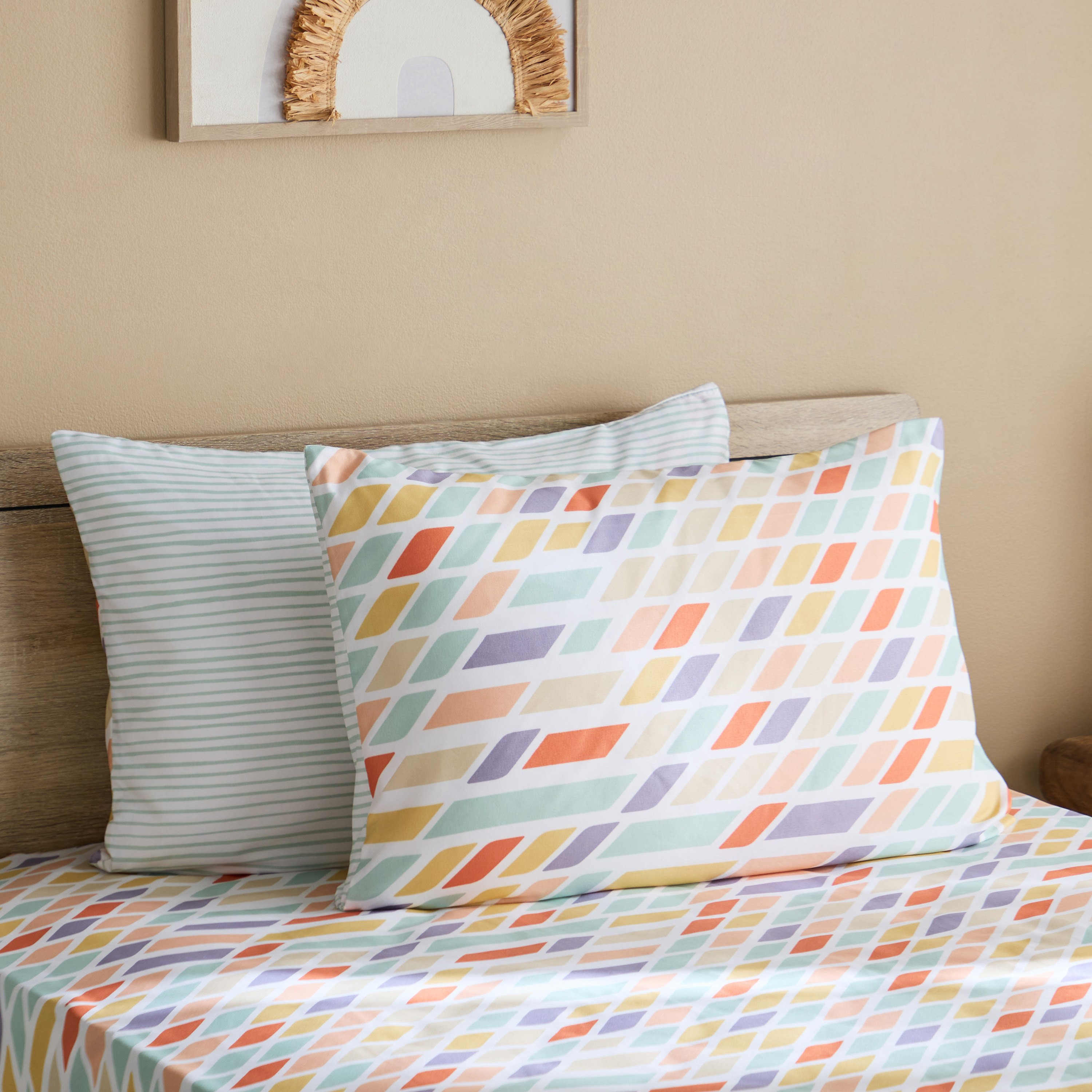 Nora Prism 2-Piece Microfibre Pillow Cover Set - 50x75 cm-hbxhomeware-hbxkidsandyouth-image-1