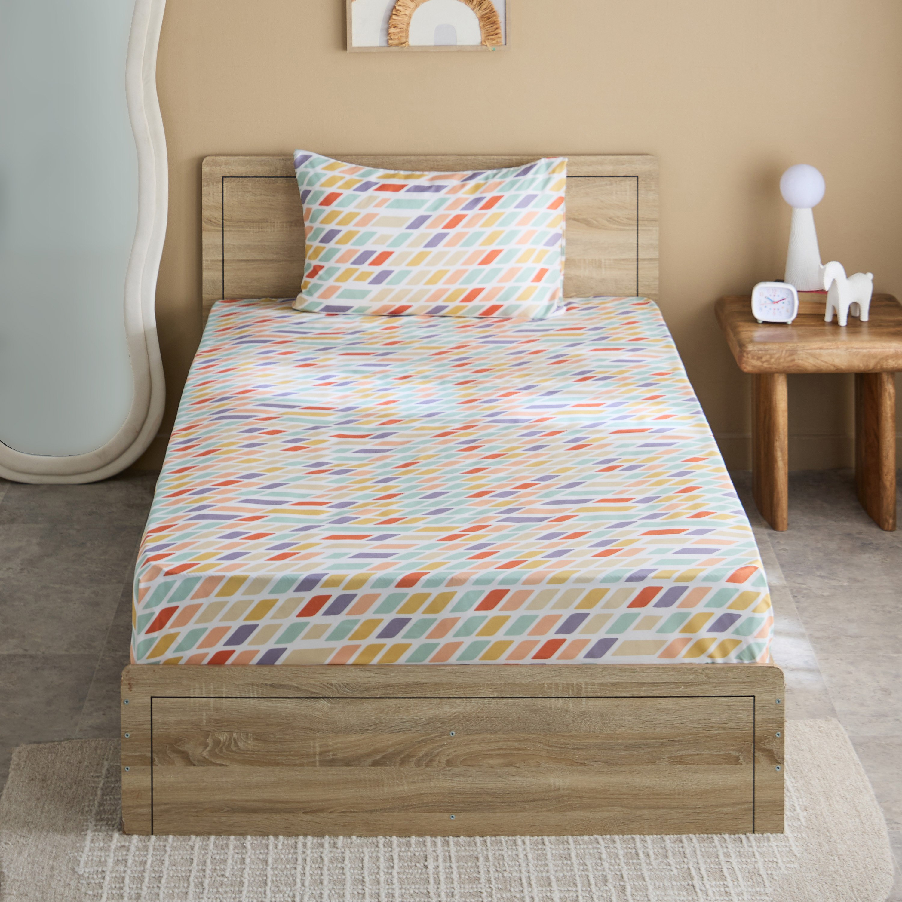 Nora 2-Piece Prism Microfibre Single Flat Sheet Set - 160x240 cm-hbxhomeware-hbxbedroom-image-3