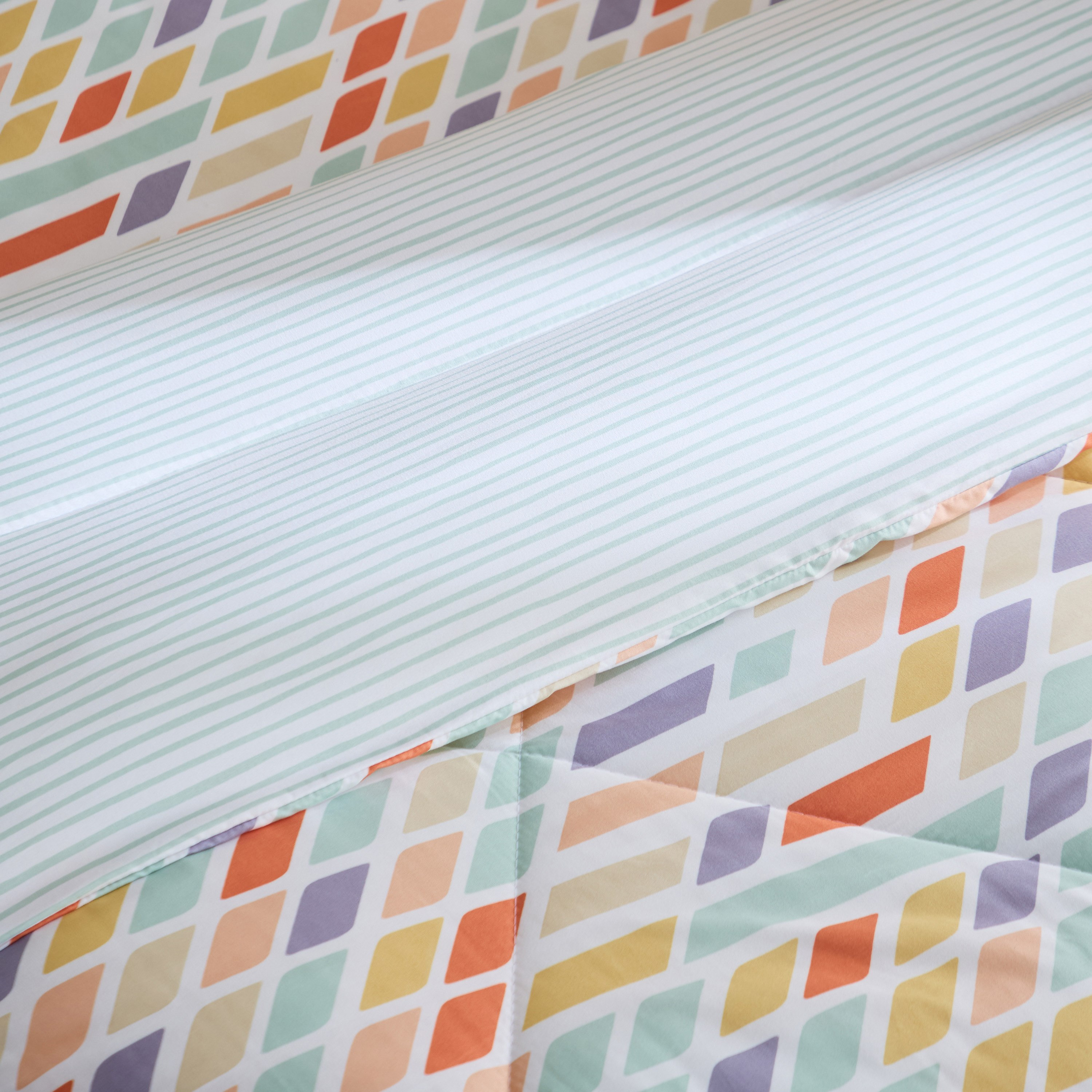 Nora Prism Microfibre Twin Comforter - 160x220 cm-hbxkidsandyouth-beddingandfurnishings-comfortersets-image-5
