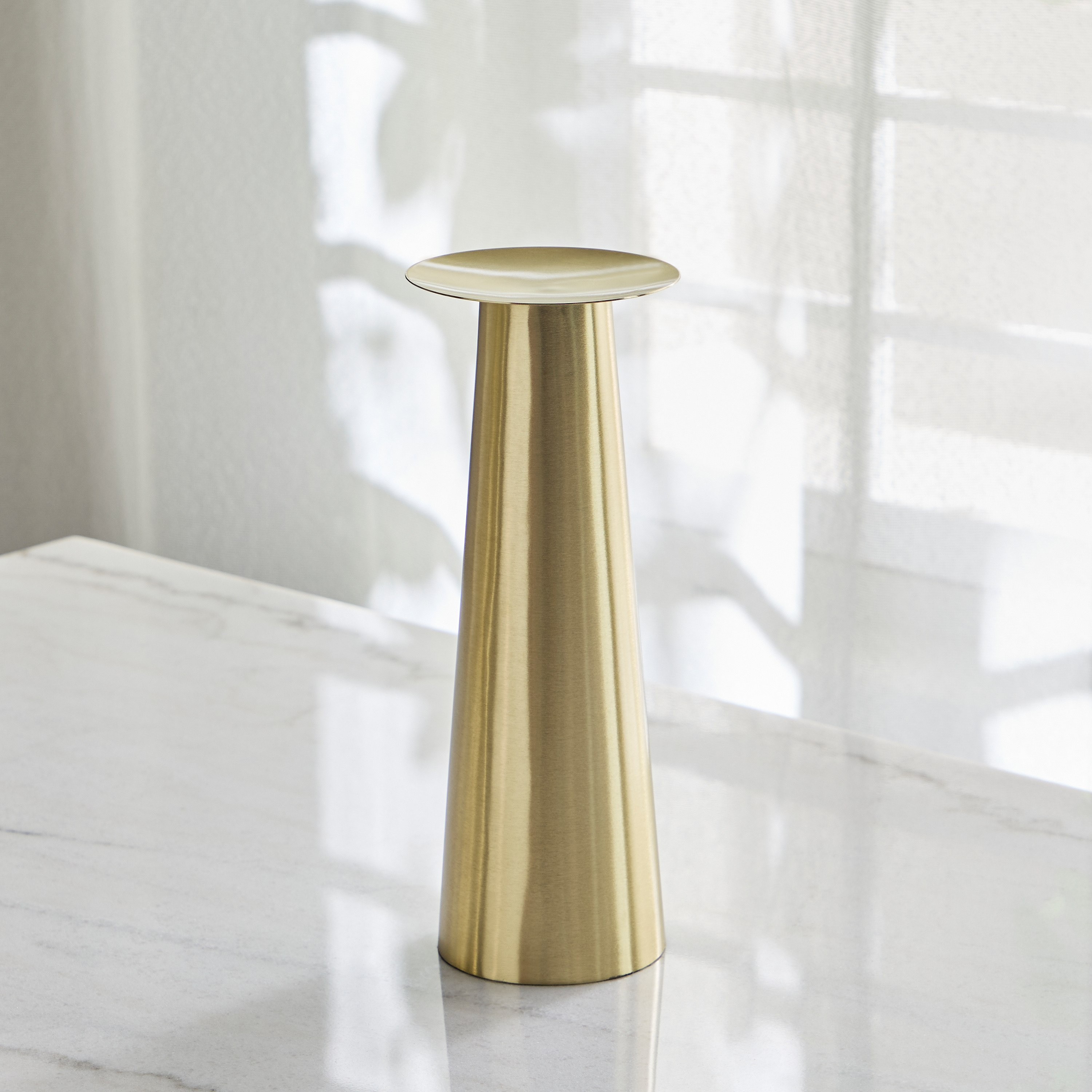 Avya Metal Pillar Candleholder - 12x12x31 cm-PROMO_HB_AE_B1G1_250925-image-2