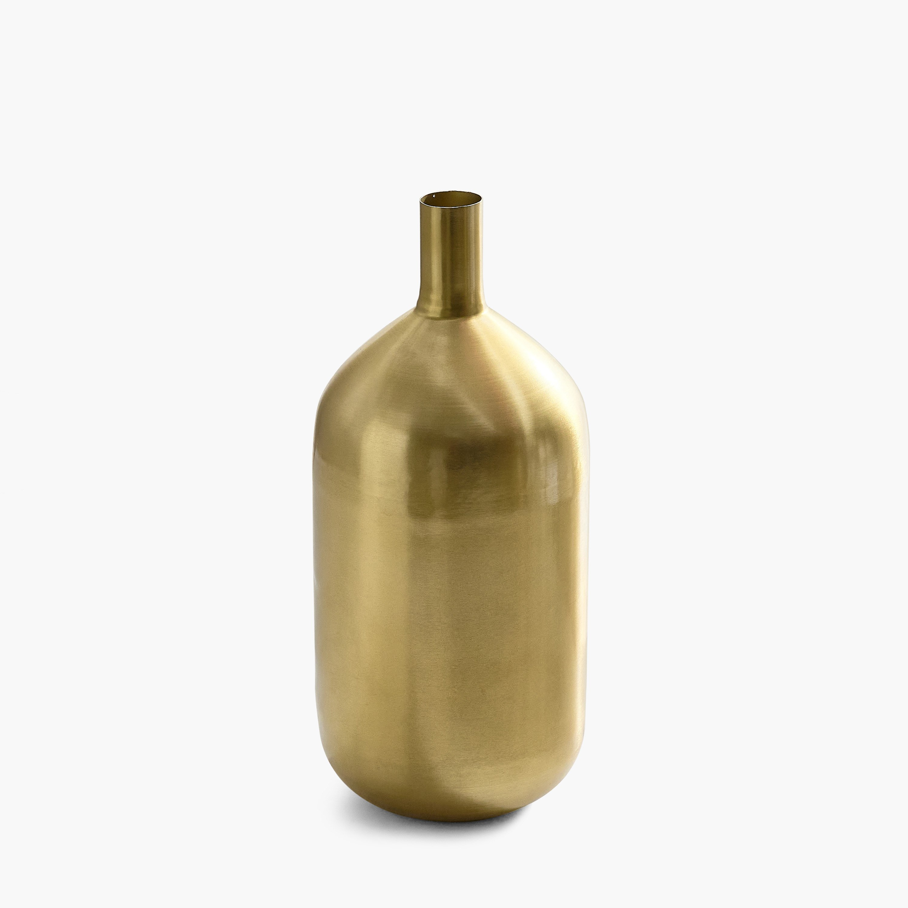 Avya Metal Conical Base Tall Floor Vase - 20x20x46 cm-hbxbedroom-decorandaccessories-vases-image-5
