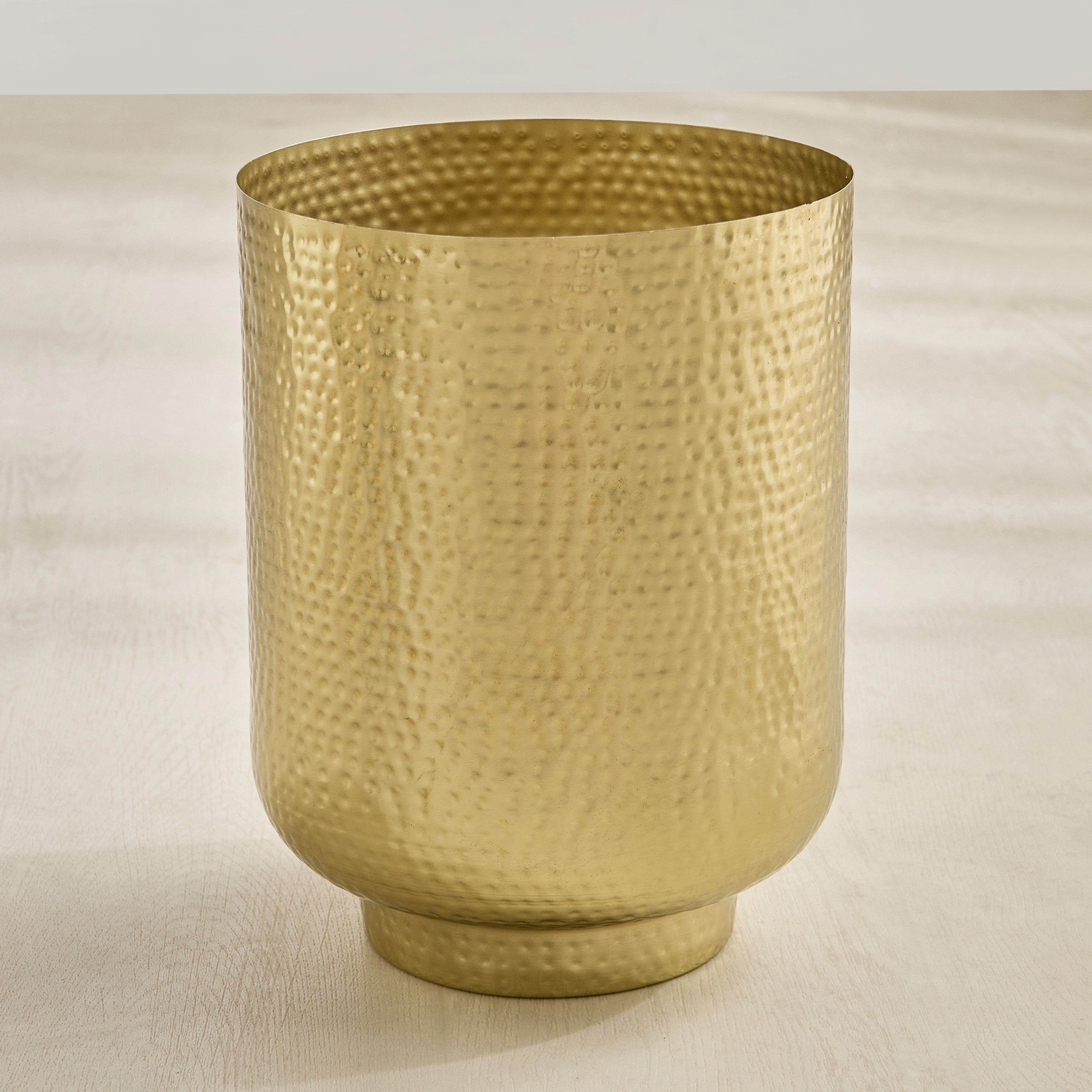 إناء زرع معدن مطروق بقاعدة من أفيا - 25x25x32 سم-PROMO_HB_AE_B1G1_250925-image-2