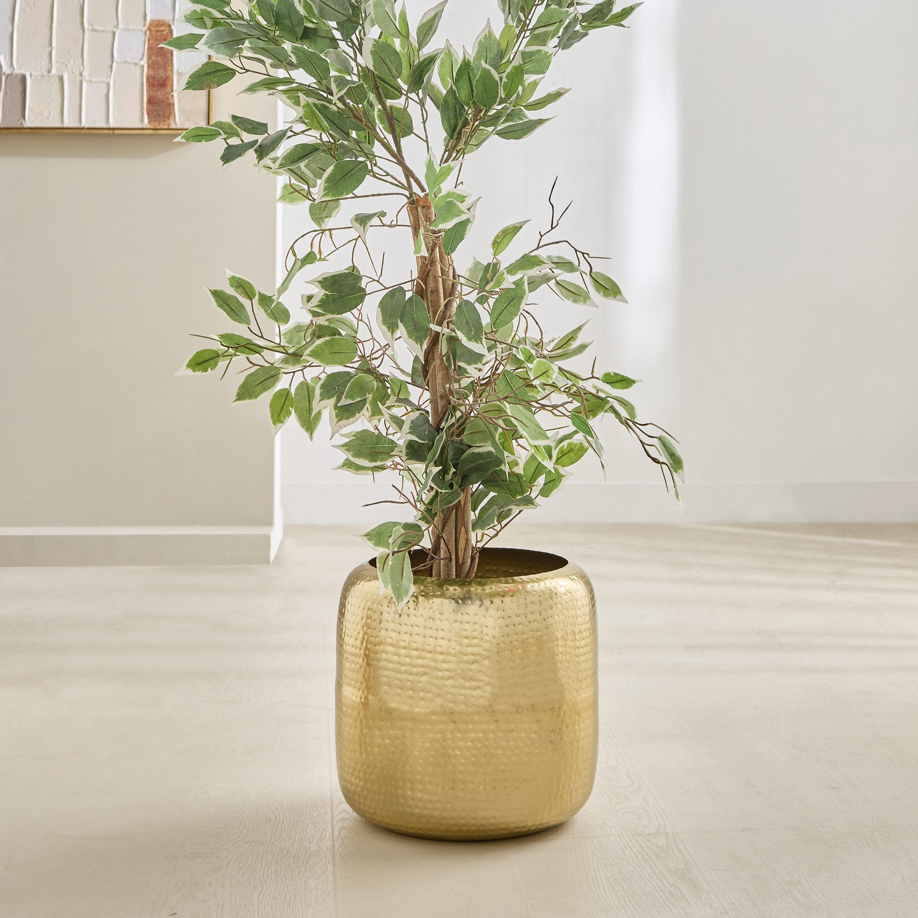إناء زرع مطروق معدن من أفيا - 32x32x28.5 سم-PROMO_HB_AE_B1G1_250925-image-1