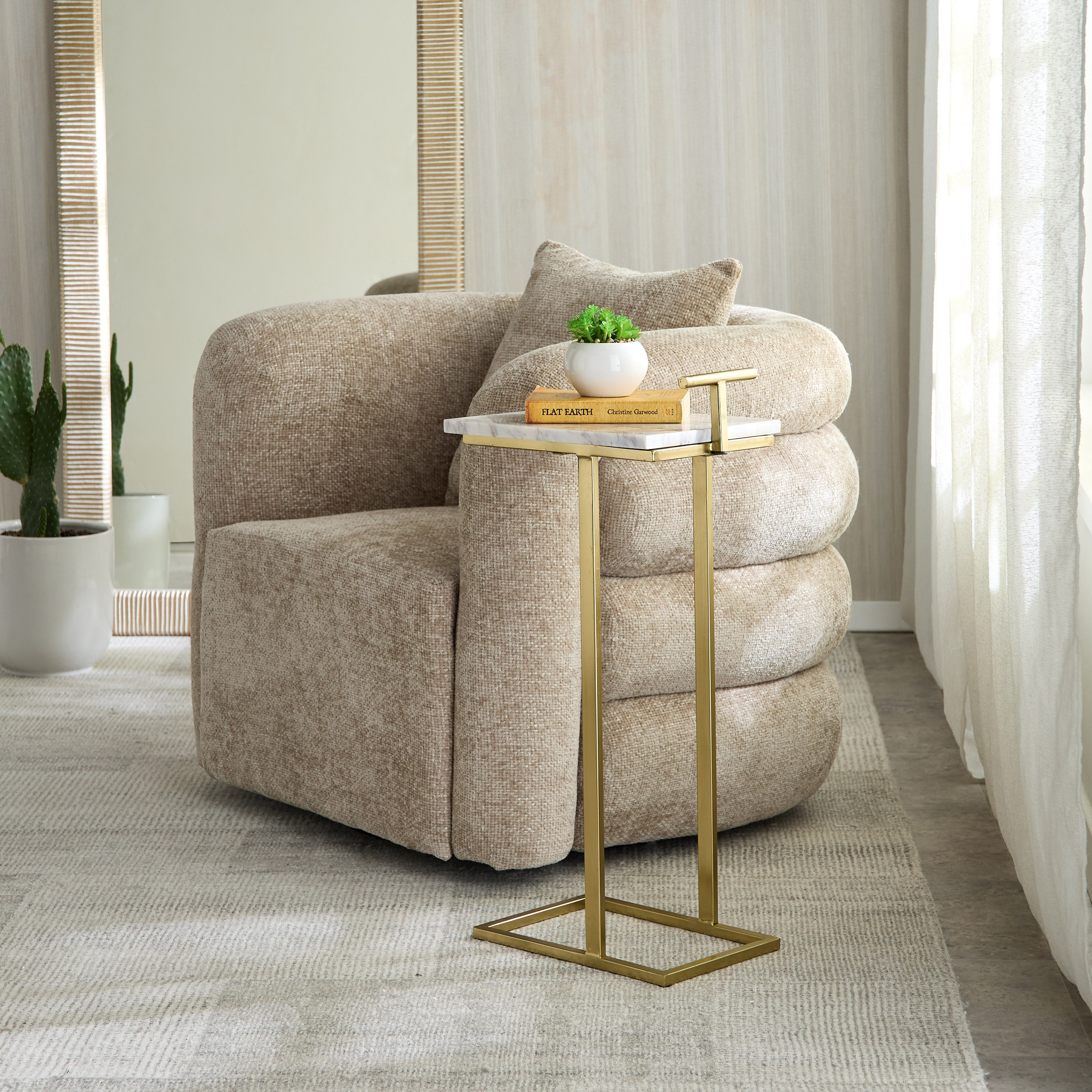 Cavon Acosta Genuine Marble Top Accent Table-hbxfurniture-livingroom-endtables-image-5