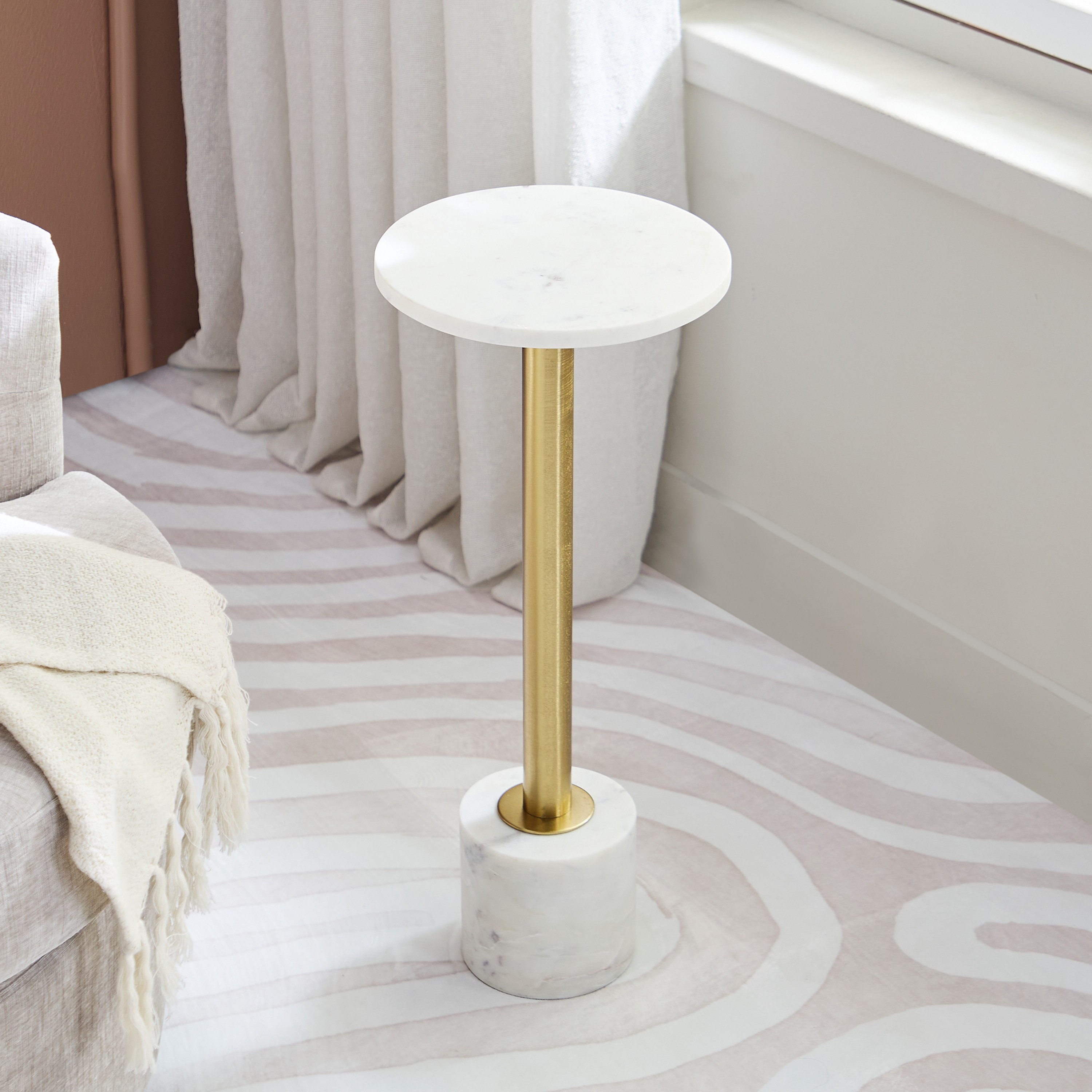 Cavon Kher Genuine Marble Top Accent Table-hbxfurniture-livingroom-endtables-image-2