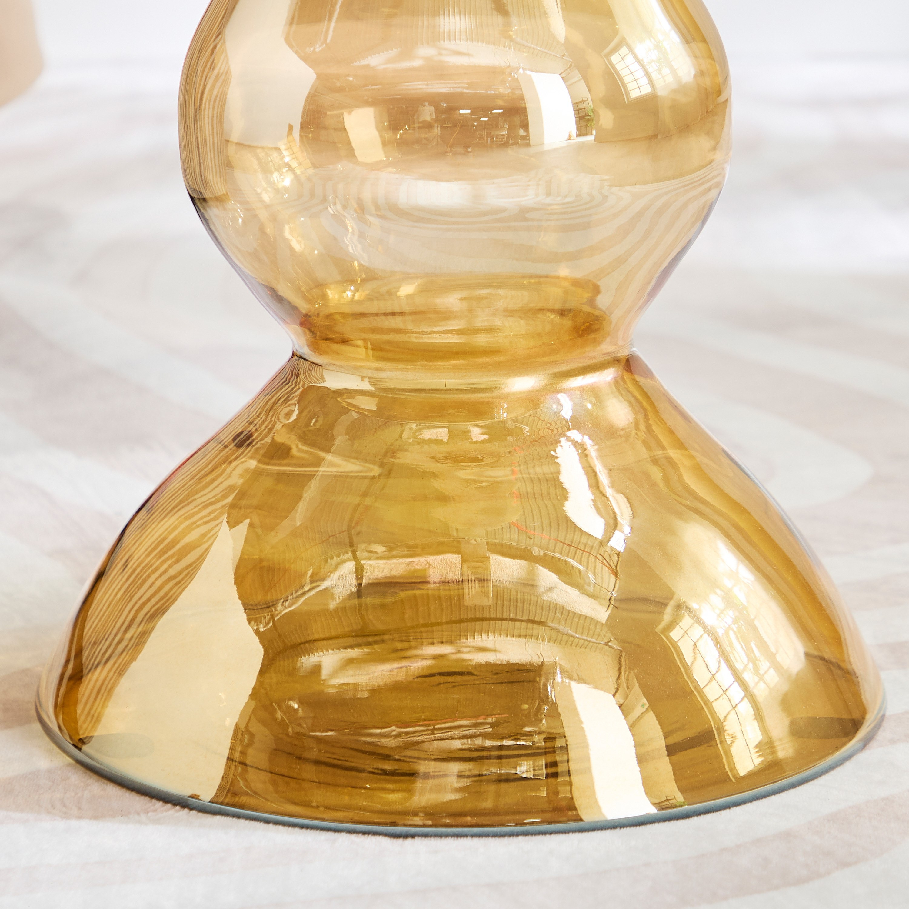 Cavon Arzon Genuine Marble Top Glass Accent Table-hbxfurniture-livingroom-endtables-image-4