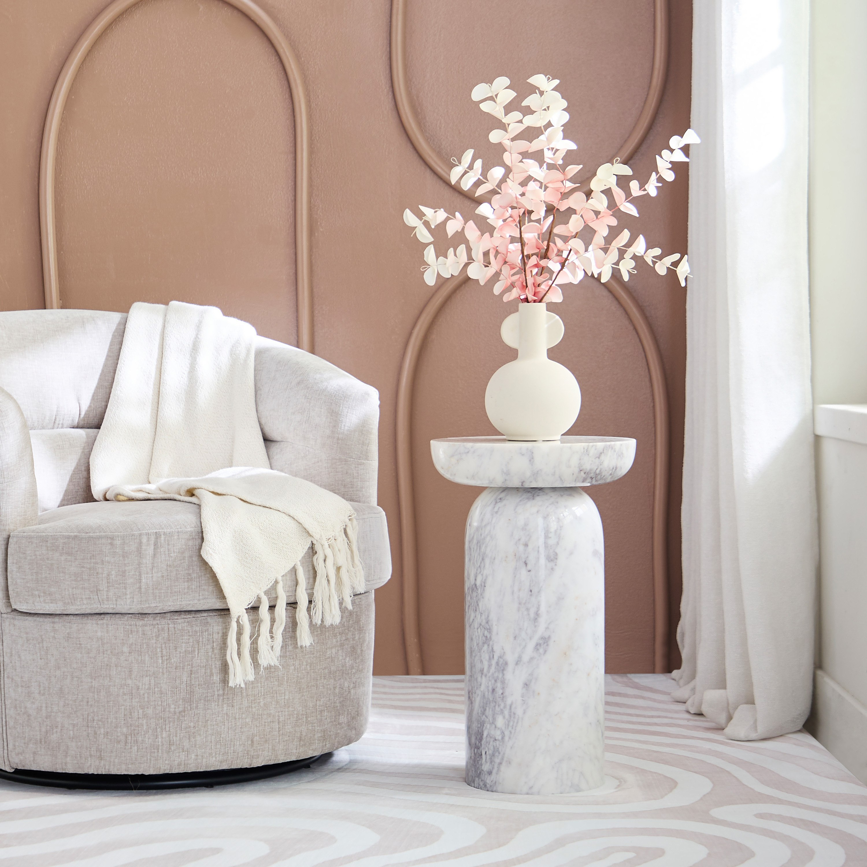 Cavon Wels Genuine Marble Top Accent Table-hbxfurniture-livingroom-endtables-image-4