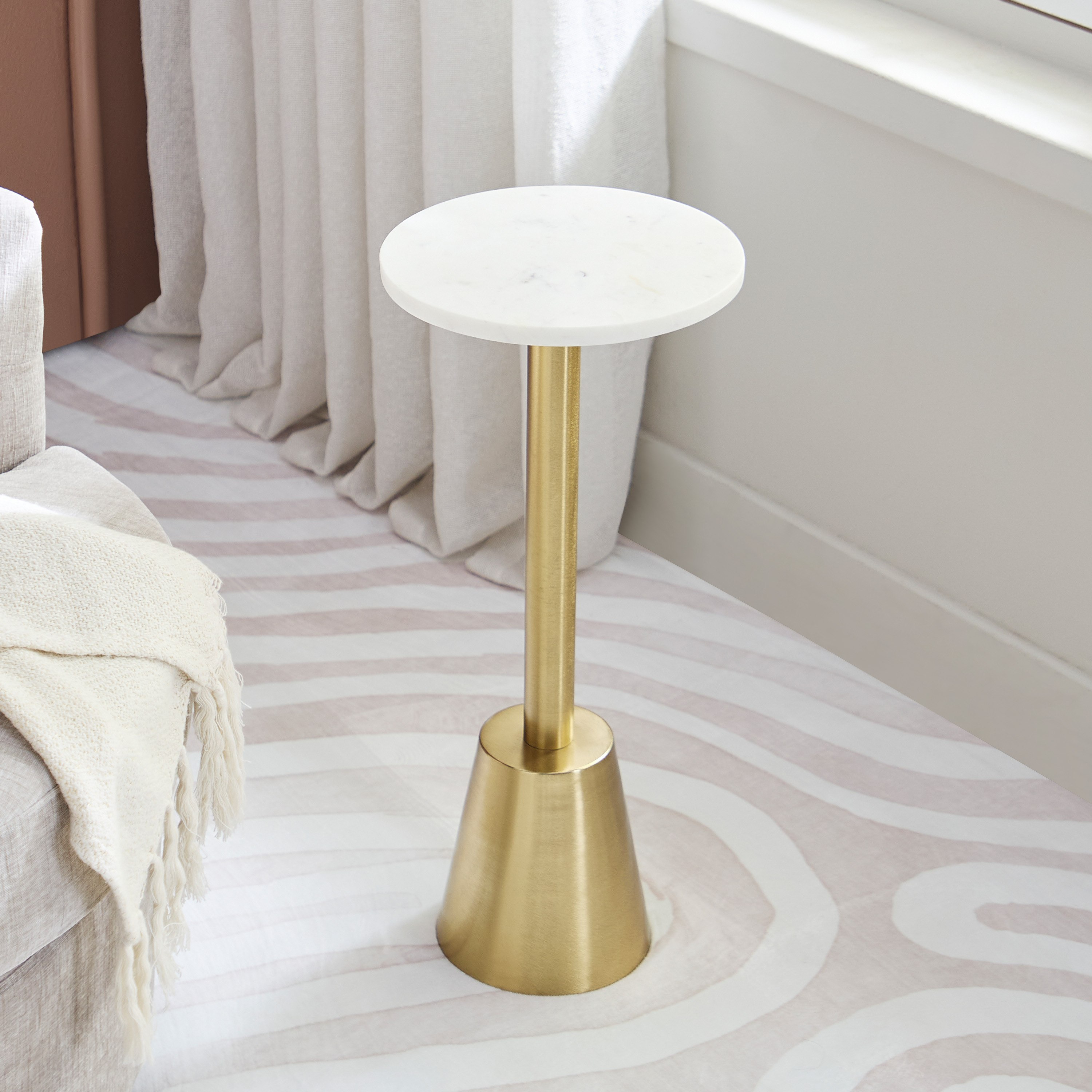 Cavon Joy Genuine Marble Top Accent Table-hbxfurniture-livingroom-endtables-image-2