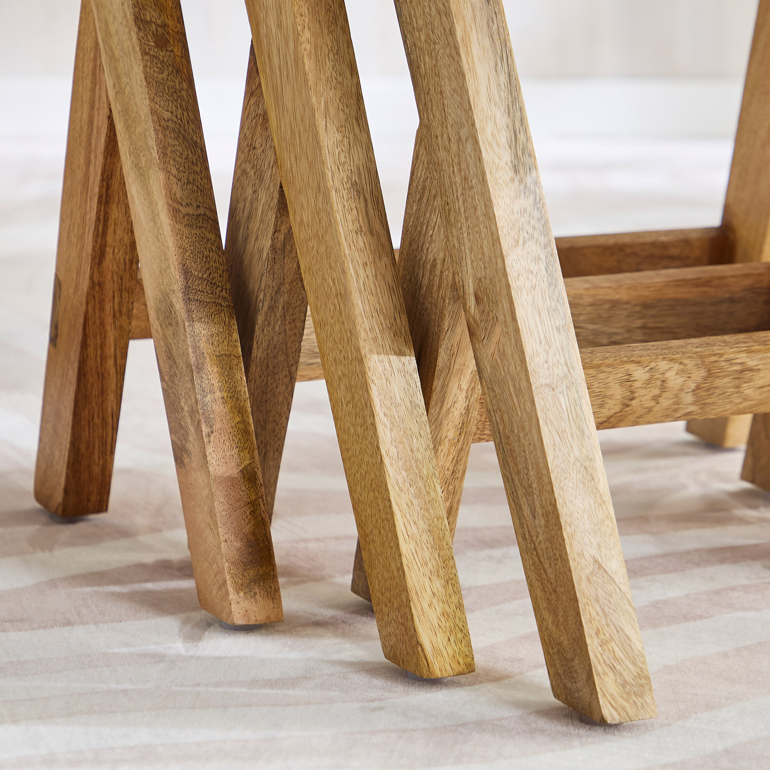 طقم طاولات متداخلة 3 قطع من الخشب الصلب - ليفي من فيندرا-hbxfurniture-livingroom-nestingtables-image-5