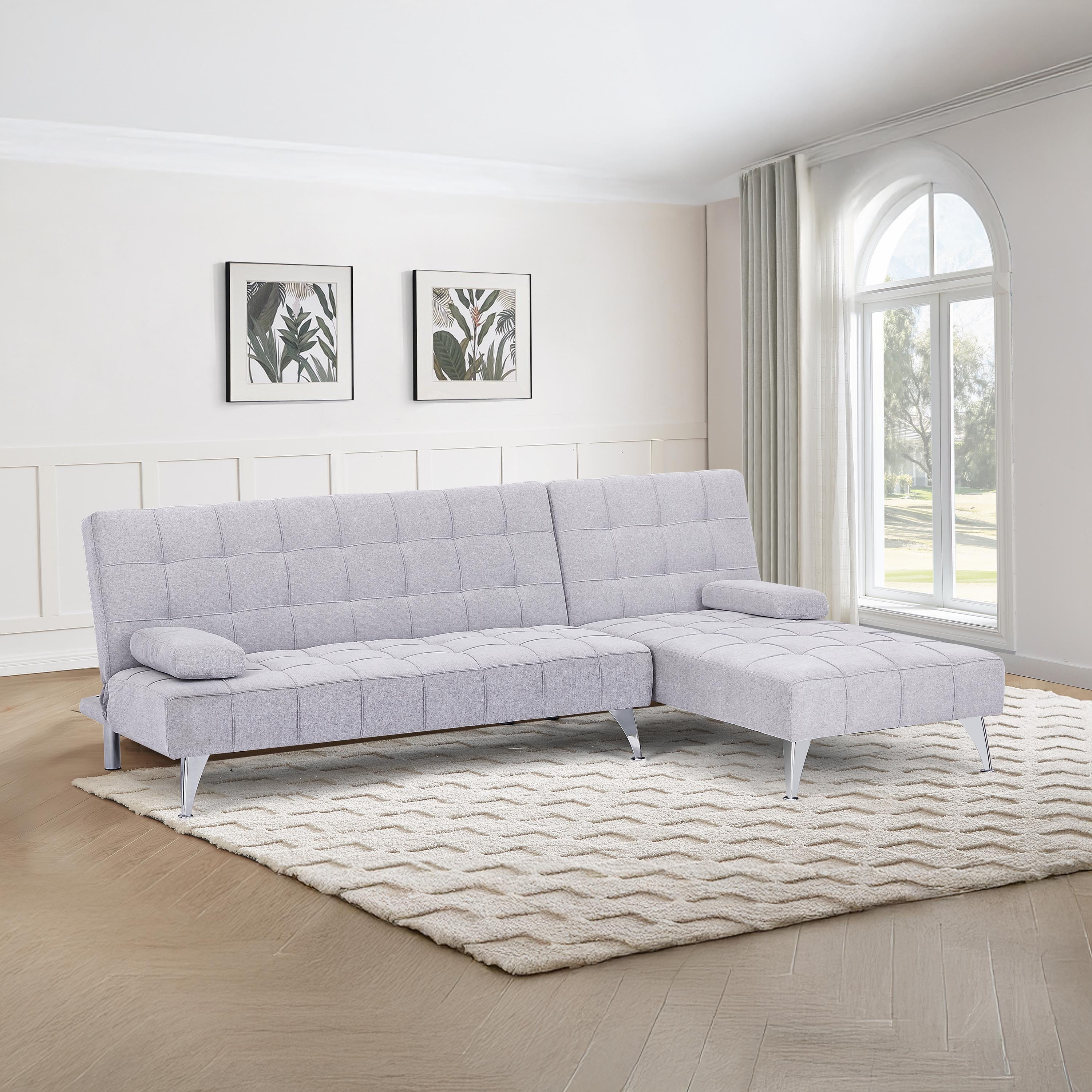 Movo Newton-5 Seater Fabric Reversible Corner Sofa Bed-hbxfurniture-sofasandarmchairs-sofabeds-image-2