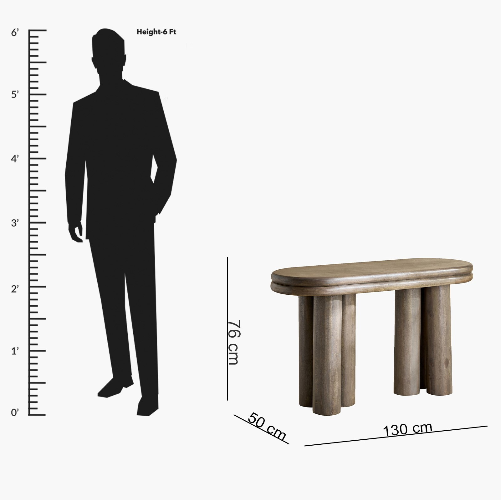 Vendra Aldus Solid Wood Console Table-hbxfurniture-tablesandstands-consoletables-image-9