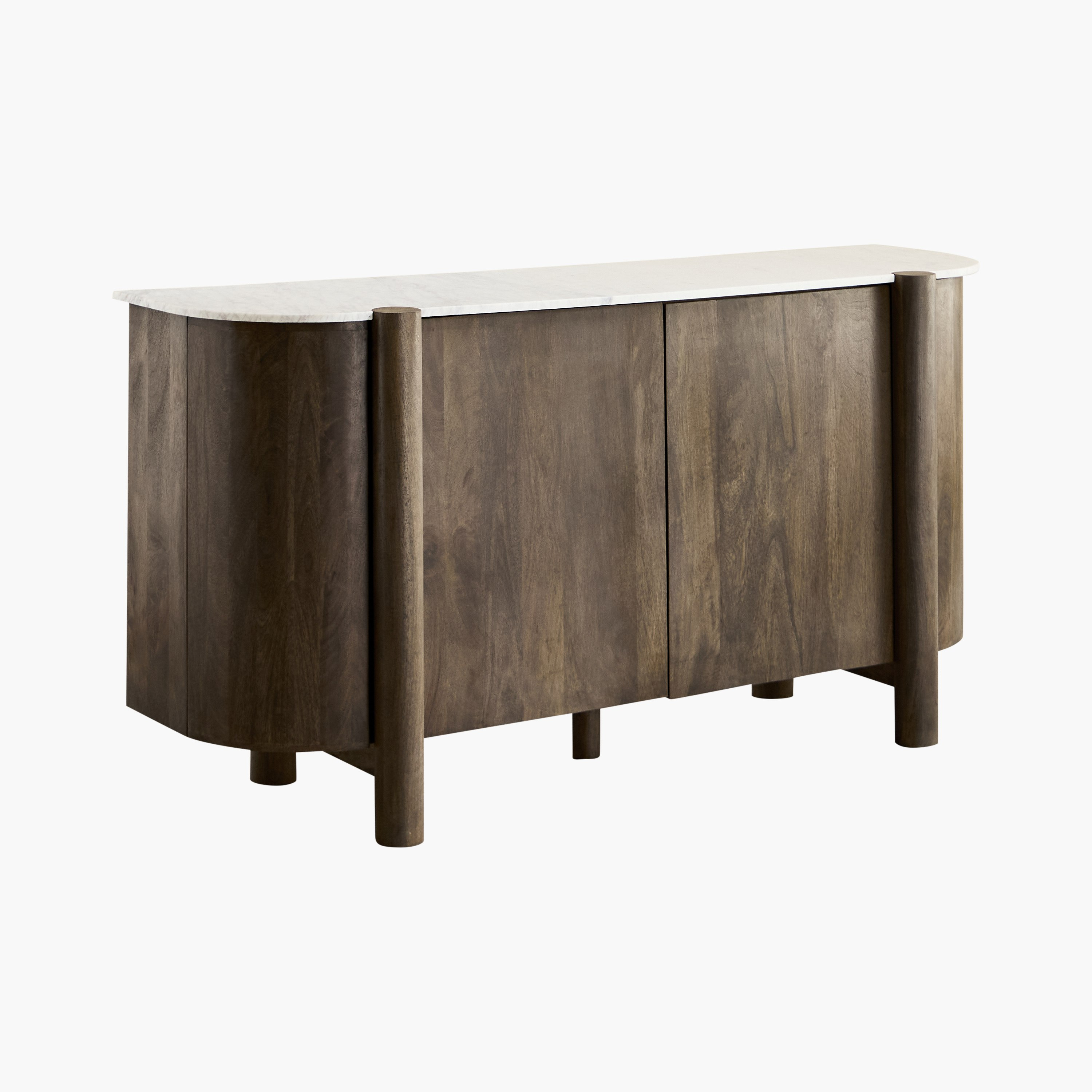 خزانة جانبية 1.6 متر من الخشب الصلب بسطح من الرخام طبيعي - ألدوس من فيندرا-hbxfurniture-diningroom-buffetsandsideboards-image-12